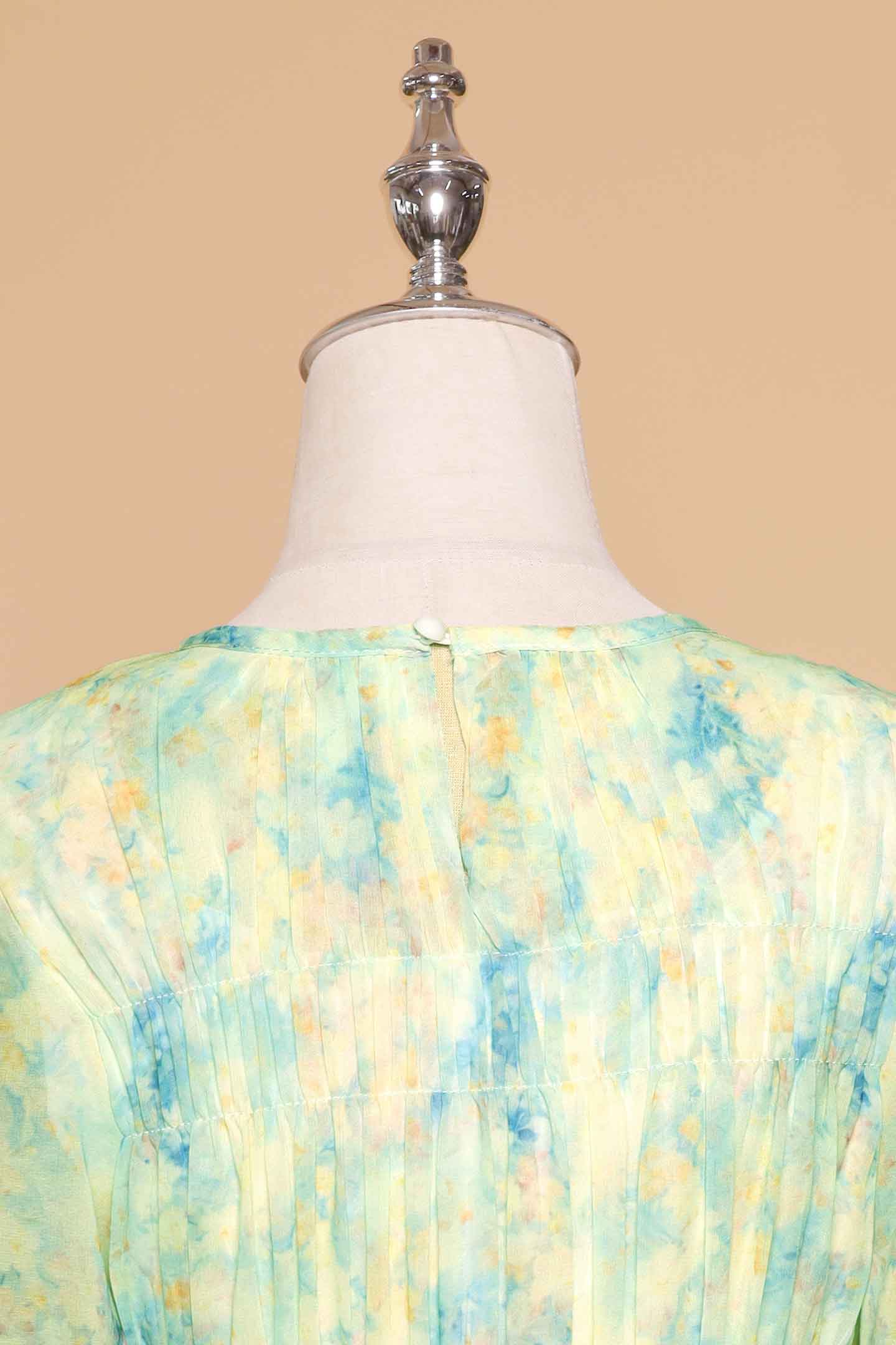 PO - Astha Dress in Green Bloom Affair