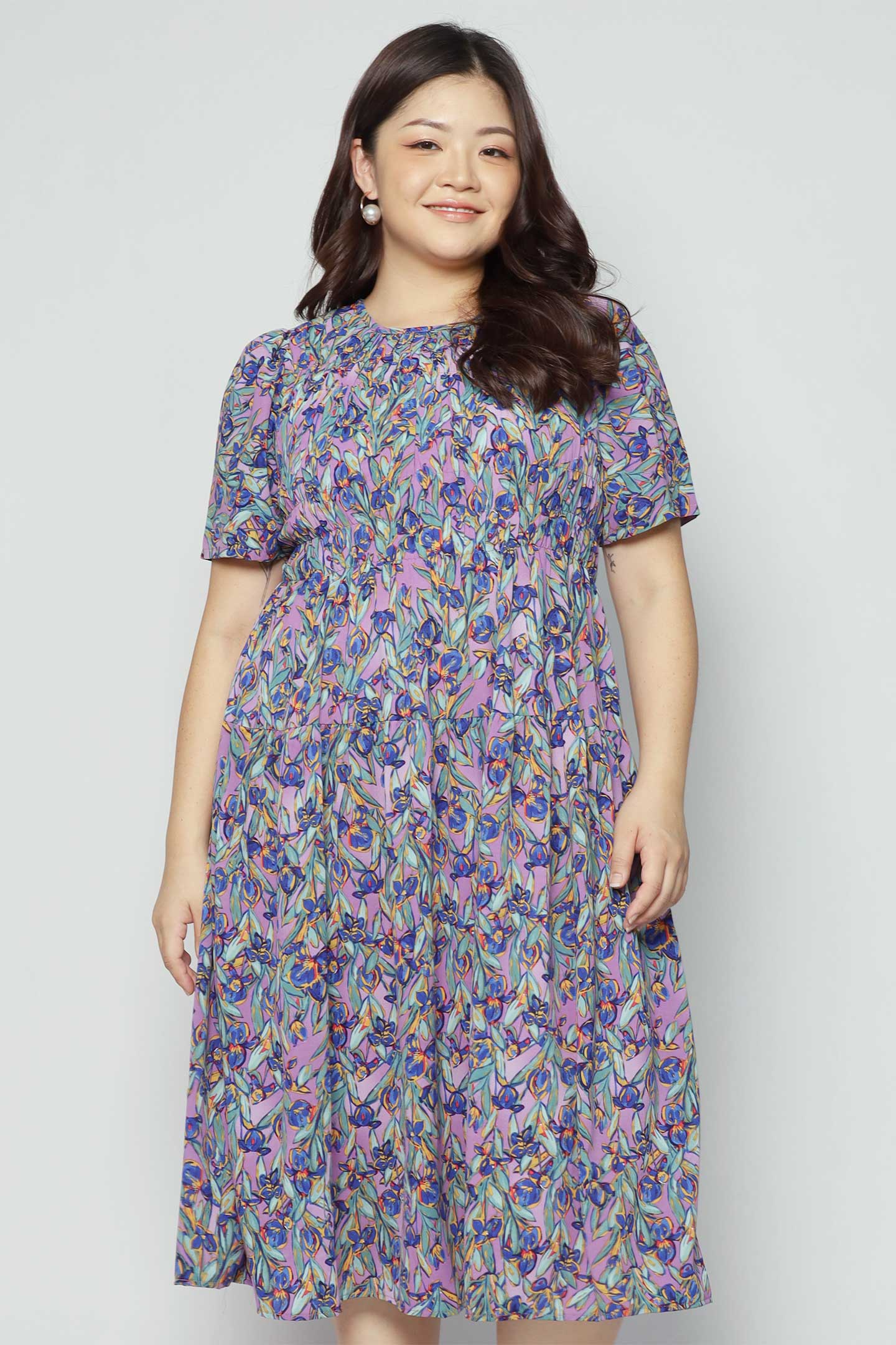 Astha Dress in Purple Delight