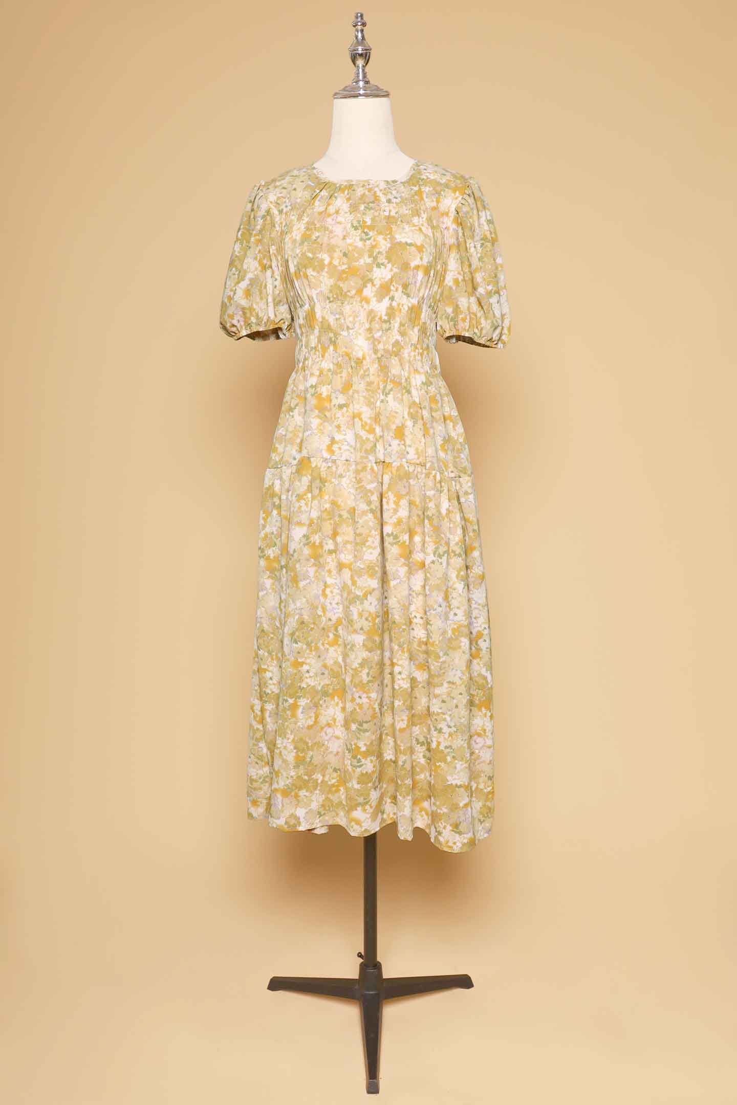 PO - Astha Dress in Yellow Lover's Garden