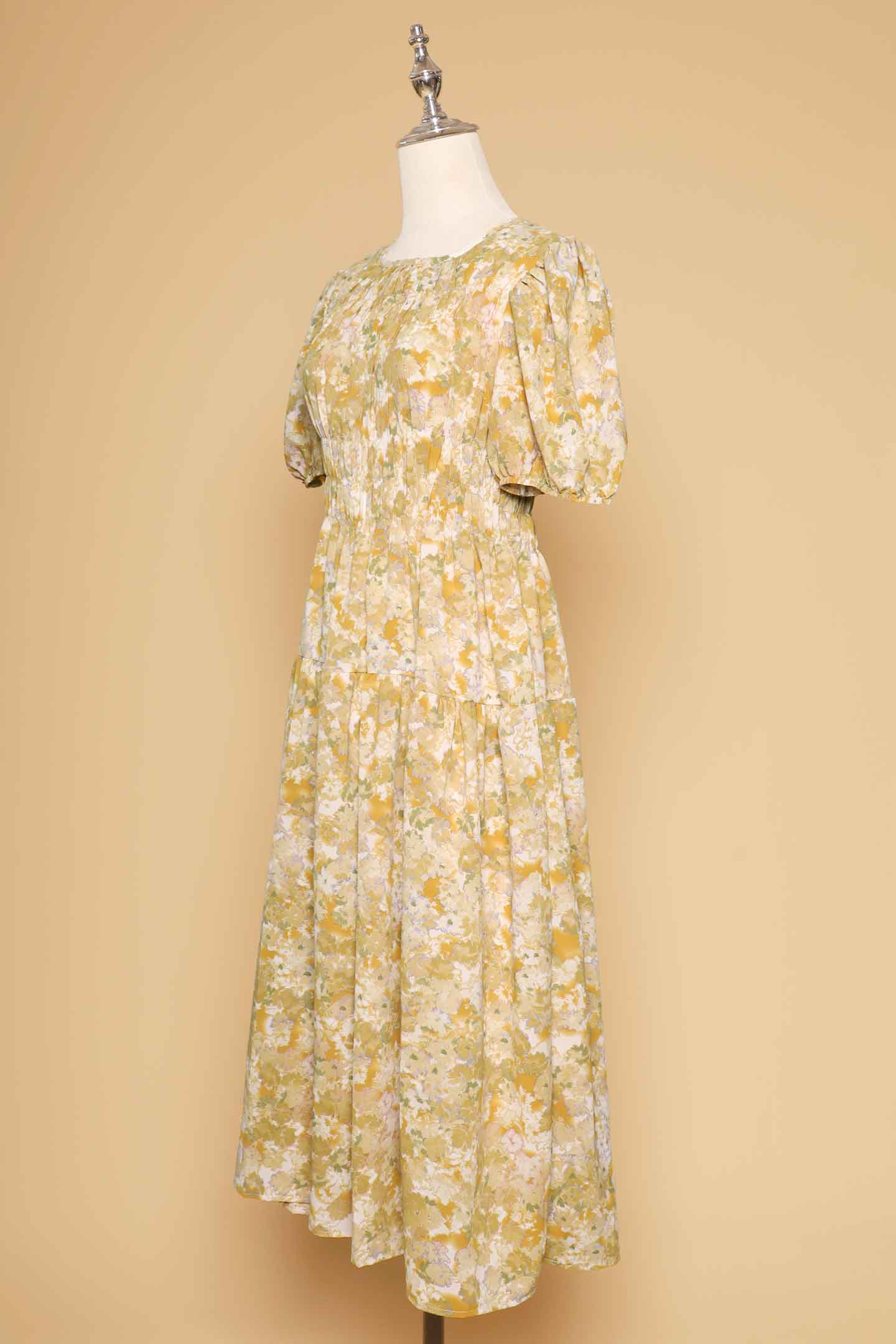 PO - Astha Dress in Yellow Lover's Garden