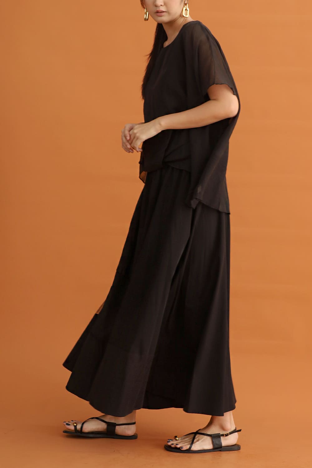 CHOSEN - Atlas Mesh Top in Black