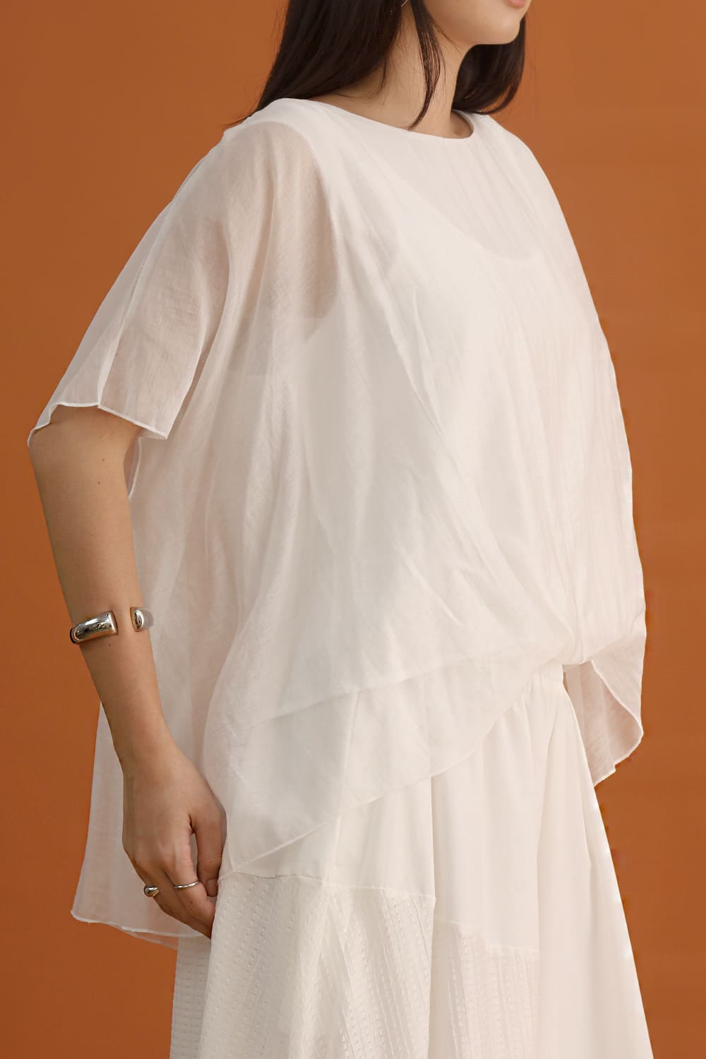 CHOSEN - Atlas Mesh Top in White