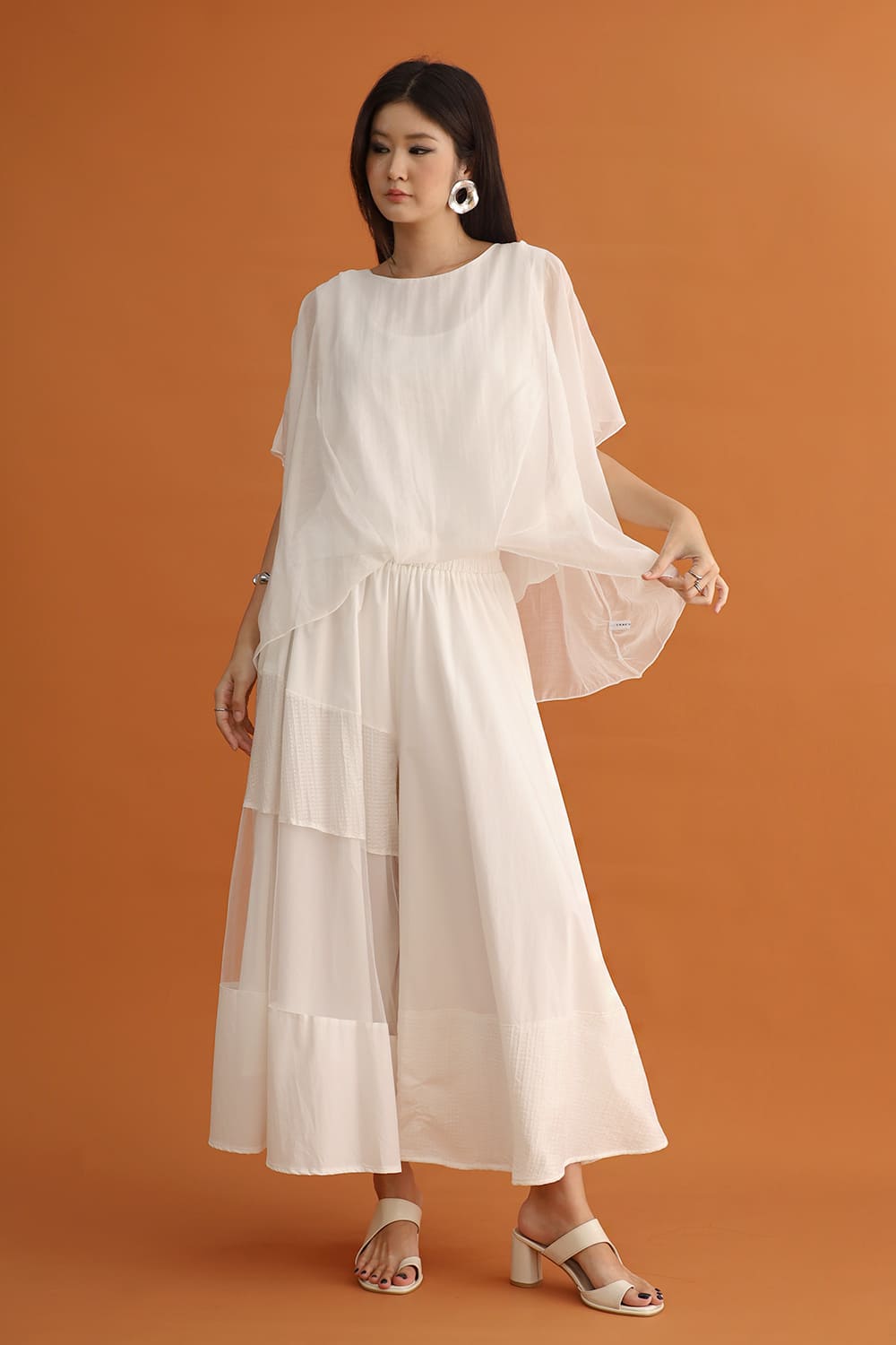 CHOSEN - Atlas Mesh Top in White