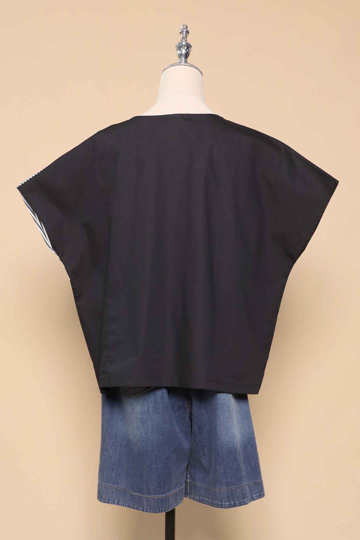 PO - Aurevo Rose Pinstripes Top