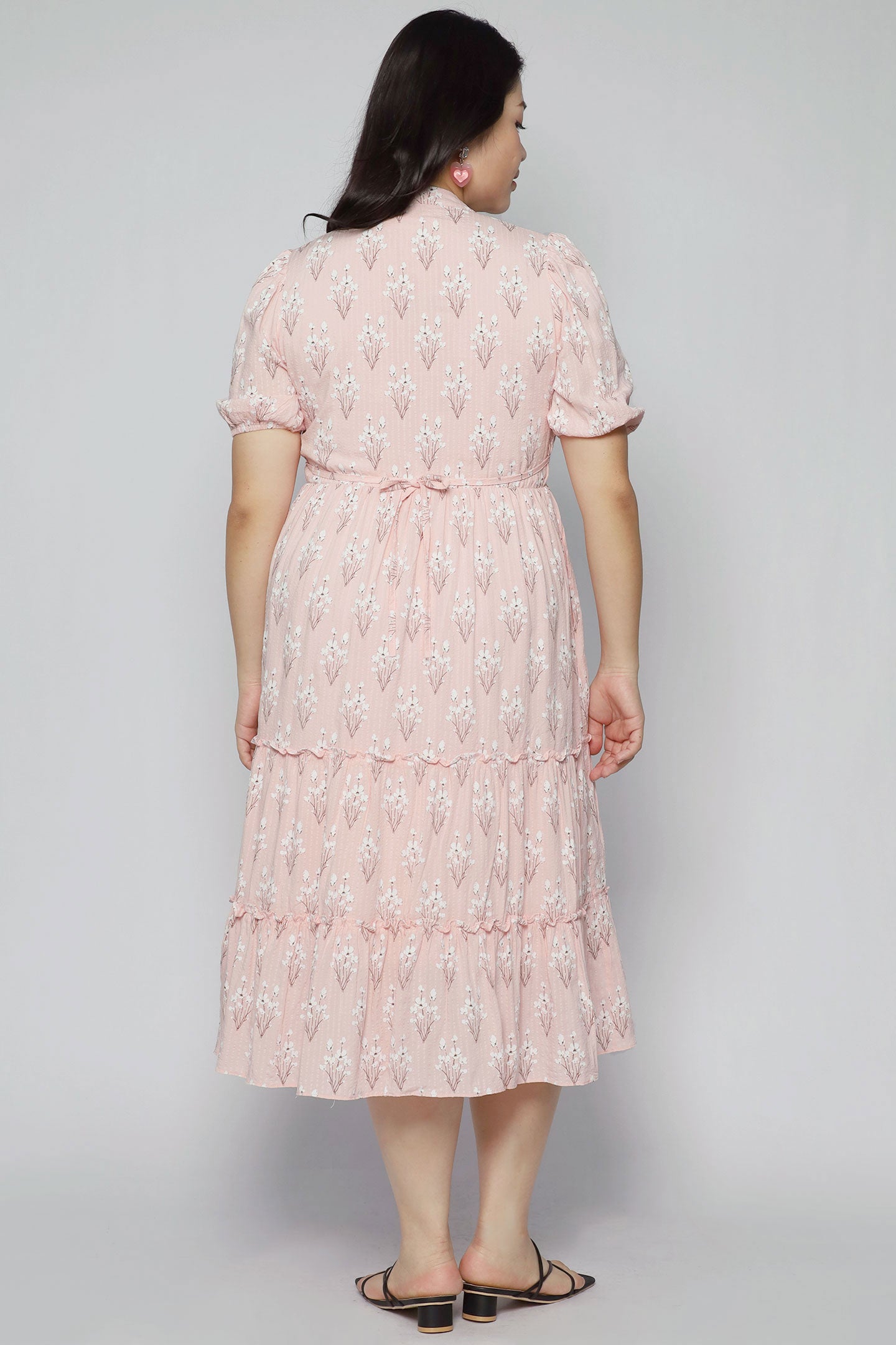 Aurora Dress in Blush Blossom