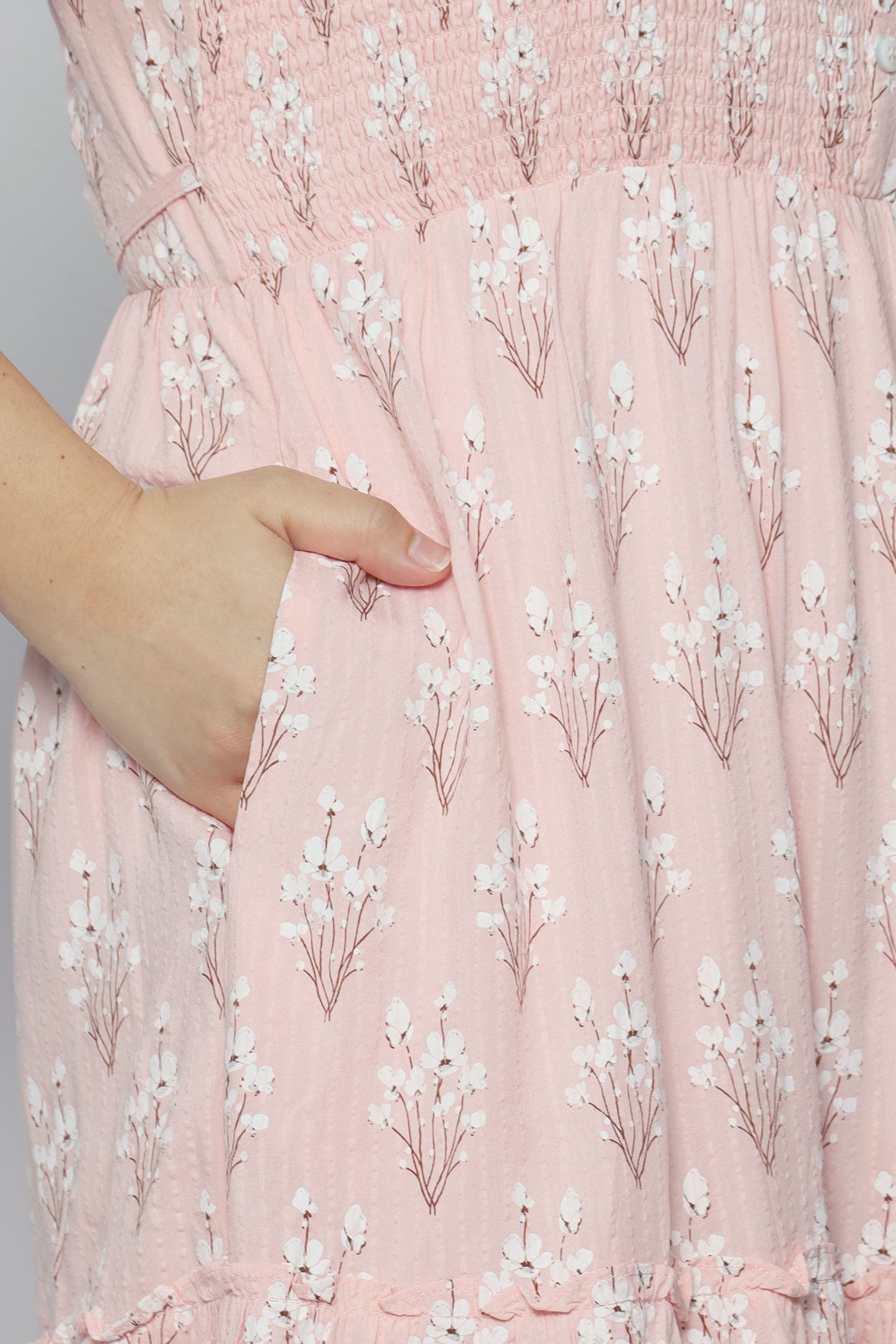 Aurora Dress in Blush Blossom