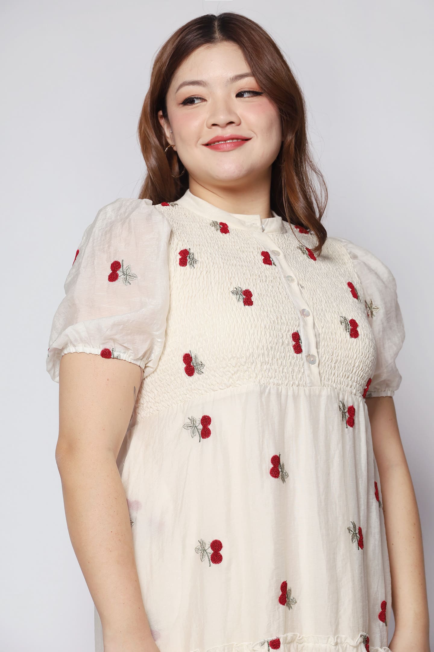 Aurora Dress in Cherries