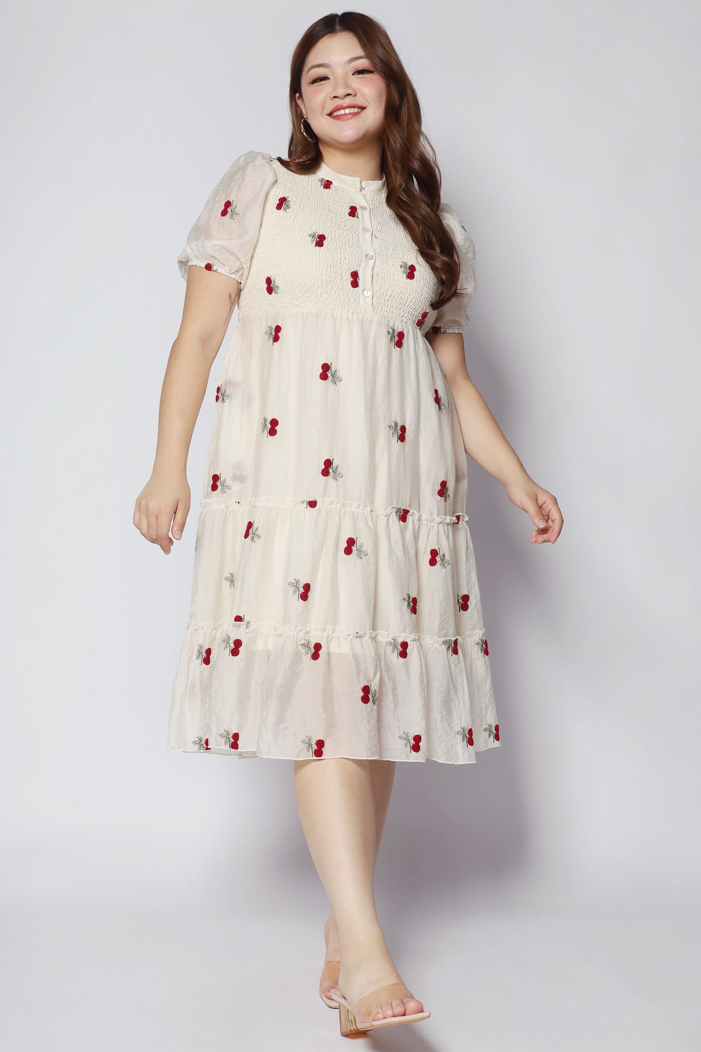 Aurora Dress in Cherries