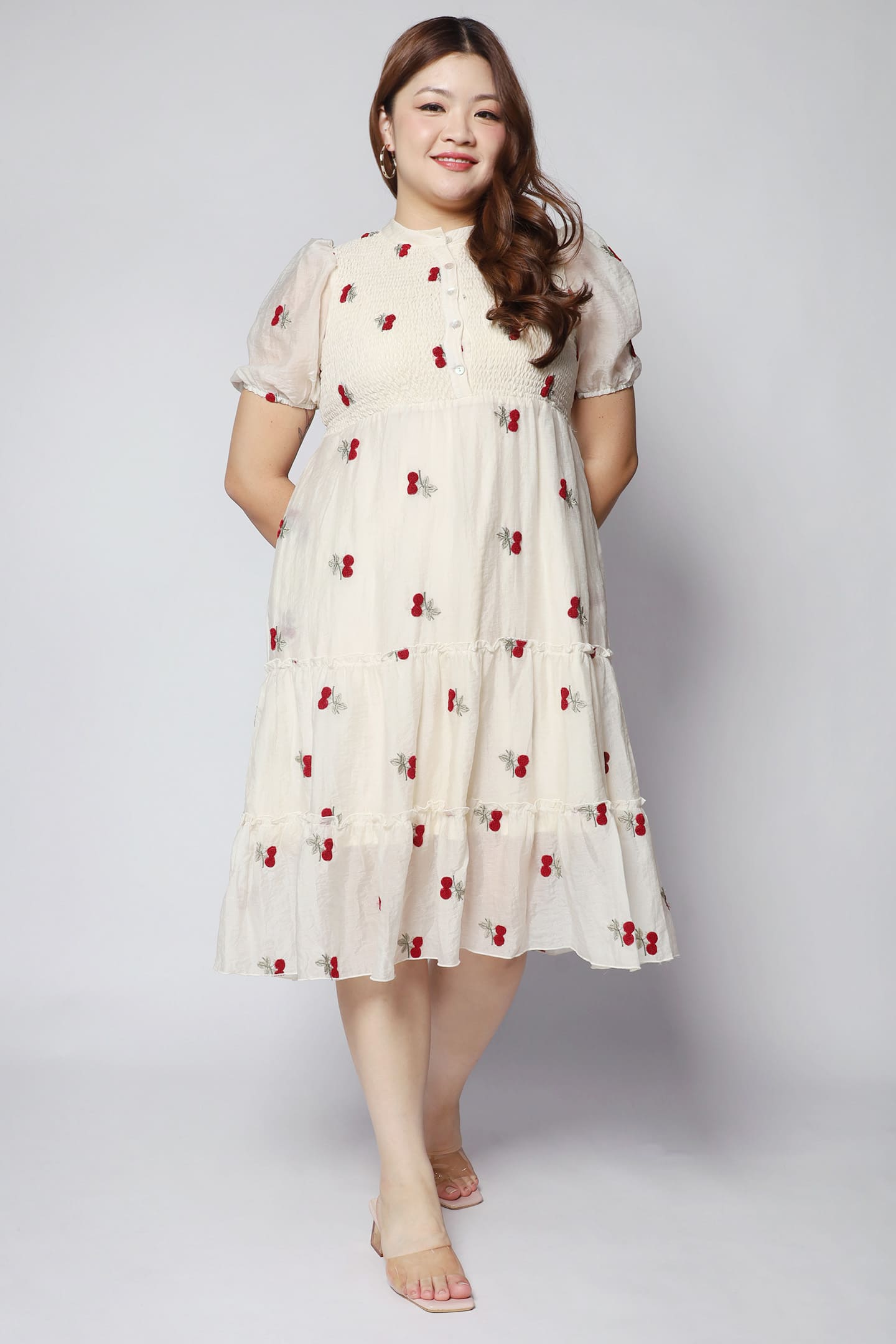 Aurora Dress in Cherries