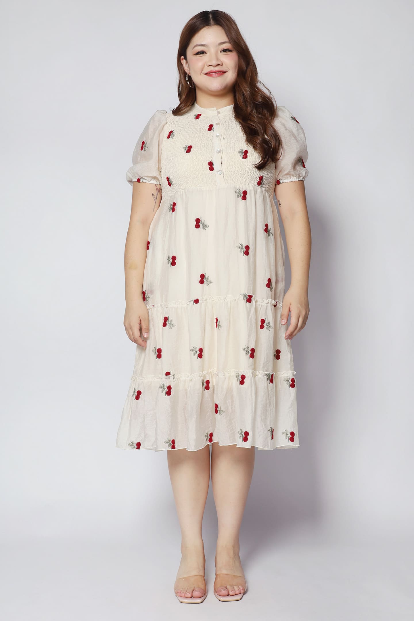 Aurora Dress in Cherries