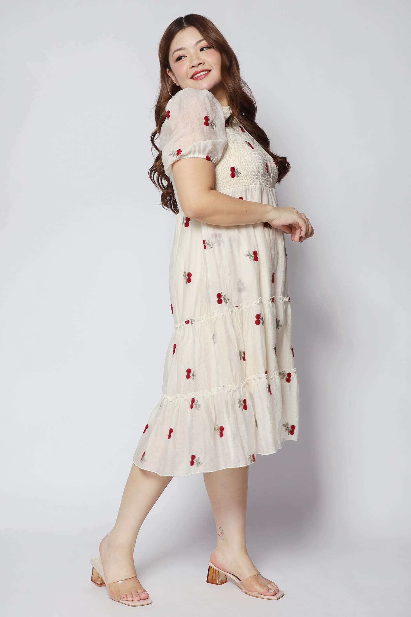 Aurora Dress in Cherries