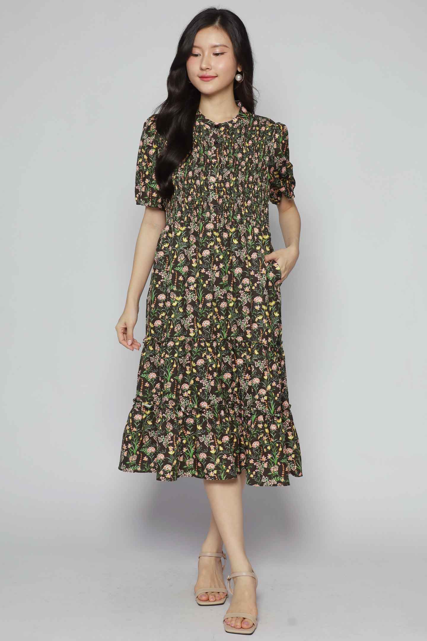 Aurora Dress (V2) in Eden Field