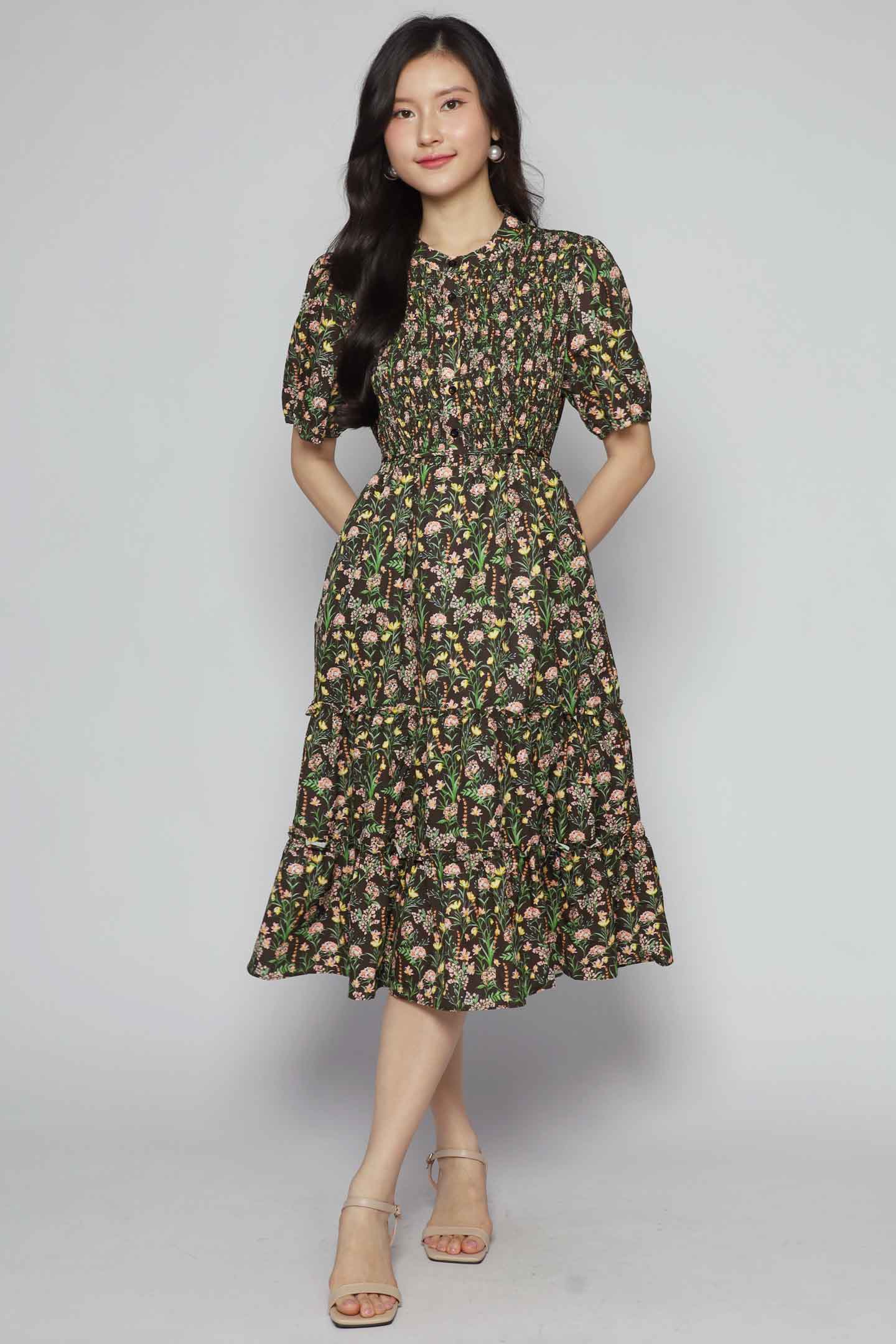 Aurora Dress (V2) in Eden Field