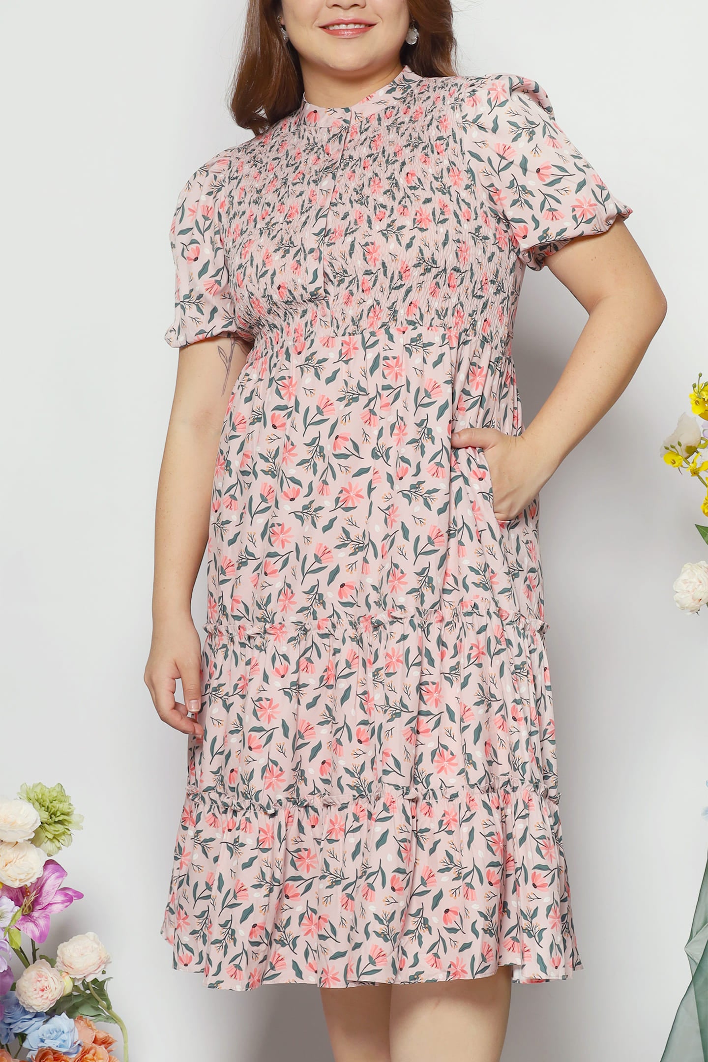 Aurora Dress in Floral Date