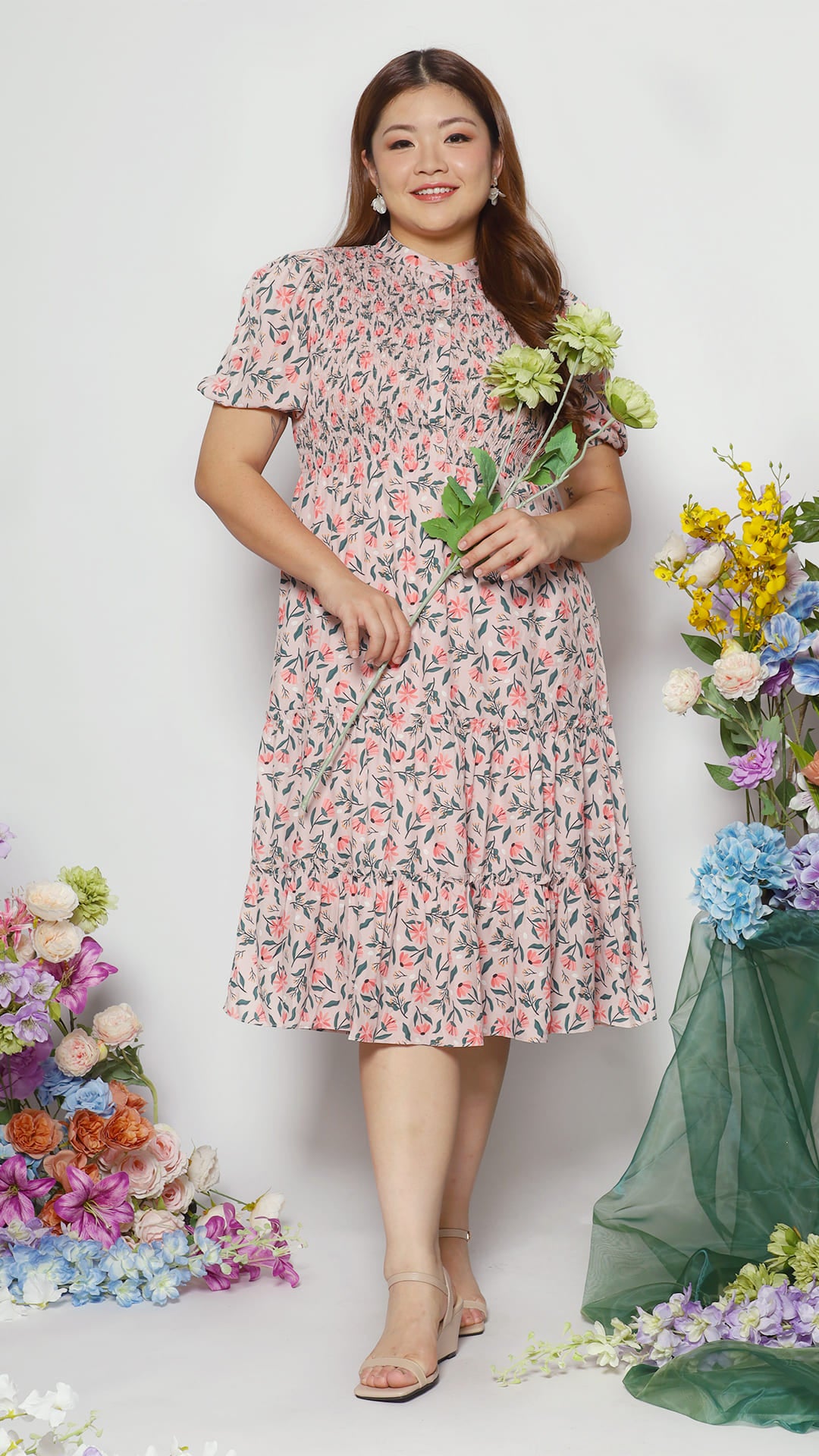 Aurora Dress in Floral Date