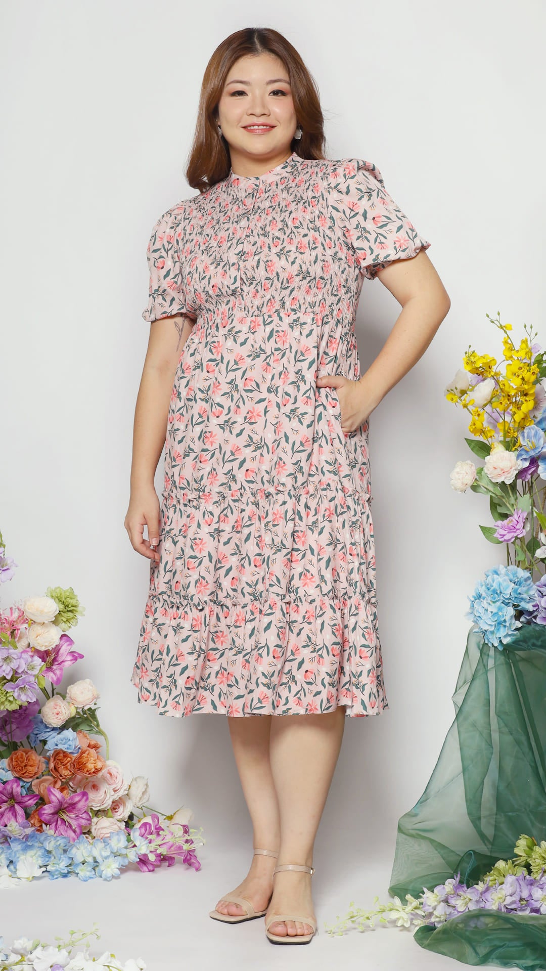 Aurora Dress in Floral Date