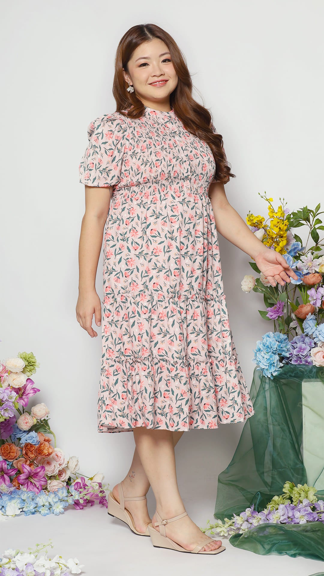 Aurora Dress in Floral Date