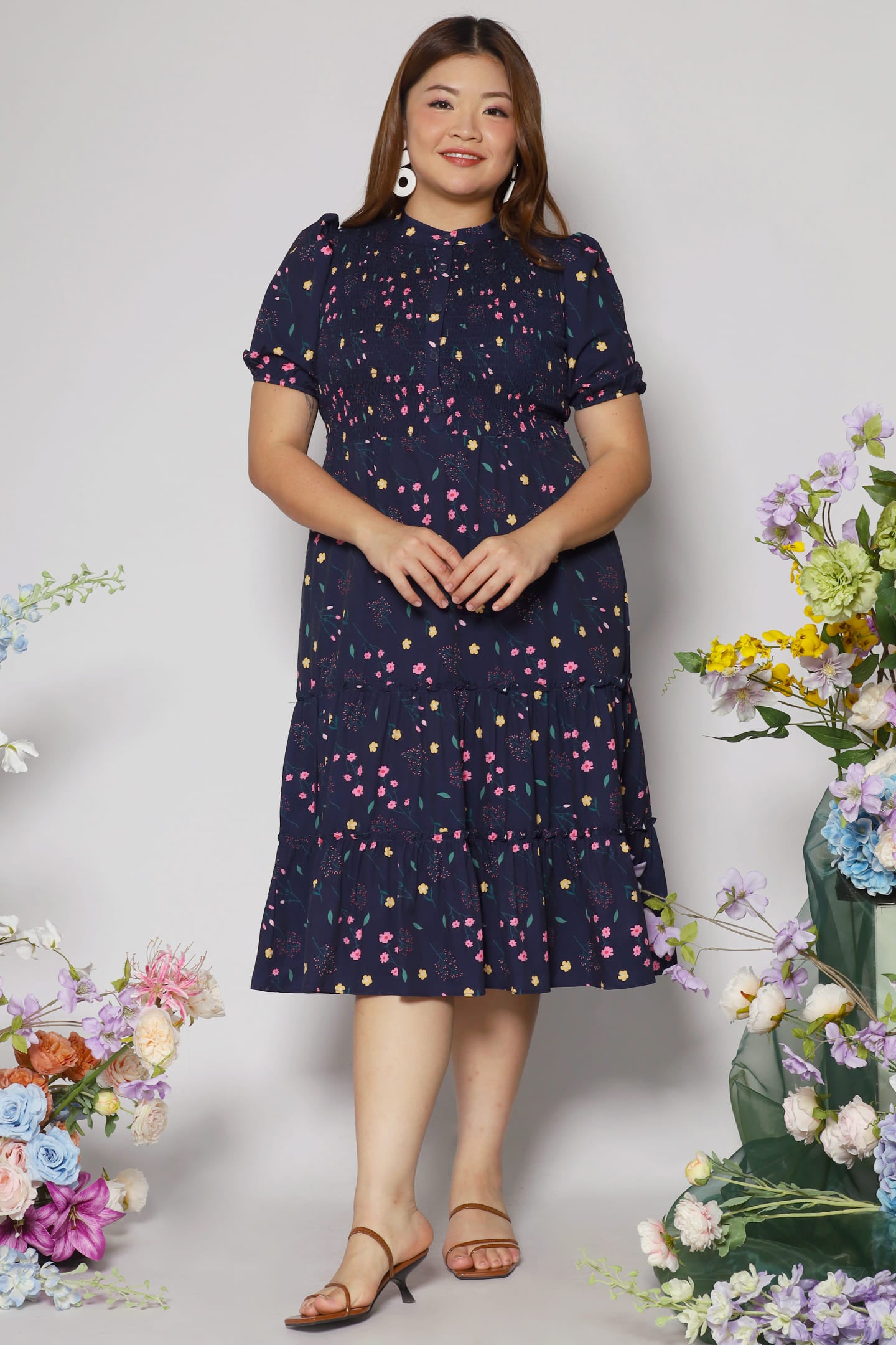 Aurora Dress in Sunday Blooms