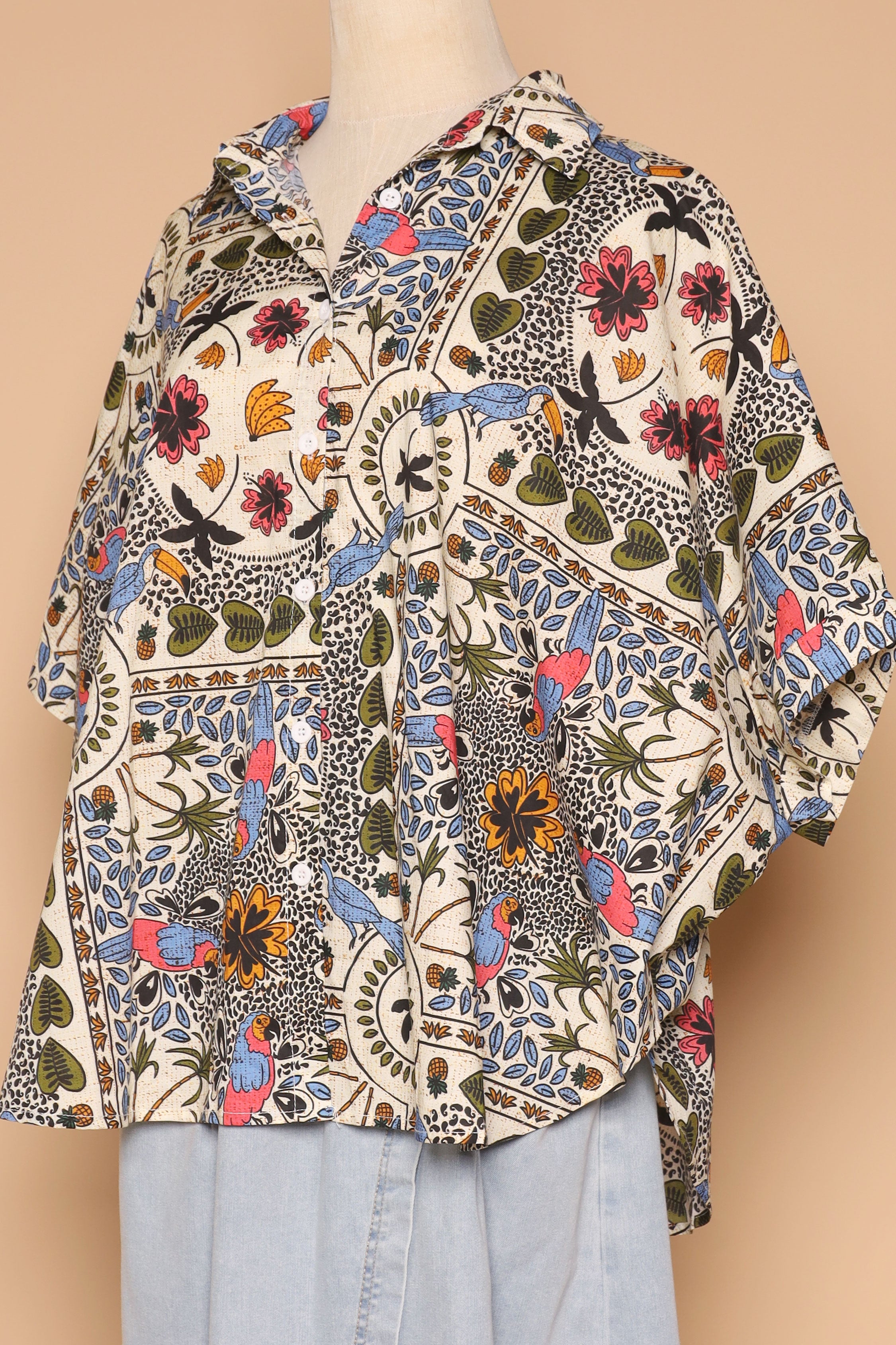 PO - Avo Shirt in Parrot Petal