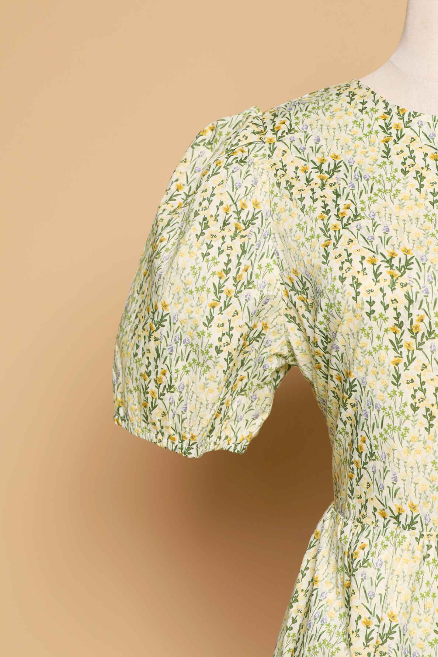 PO - Avril Dress in Lemon Field