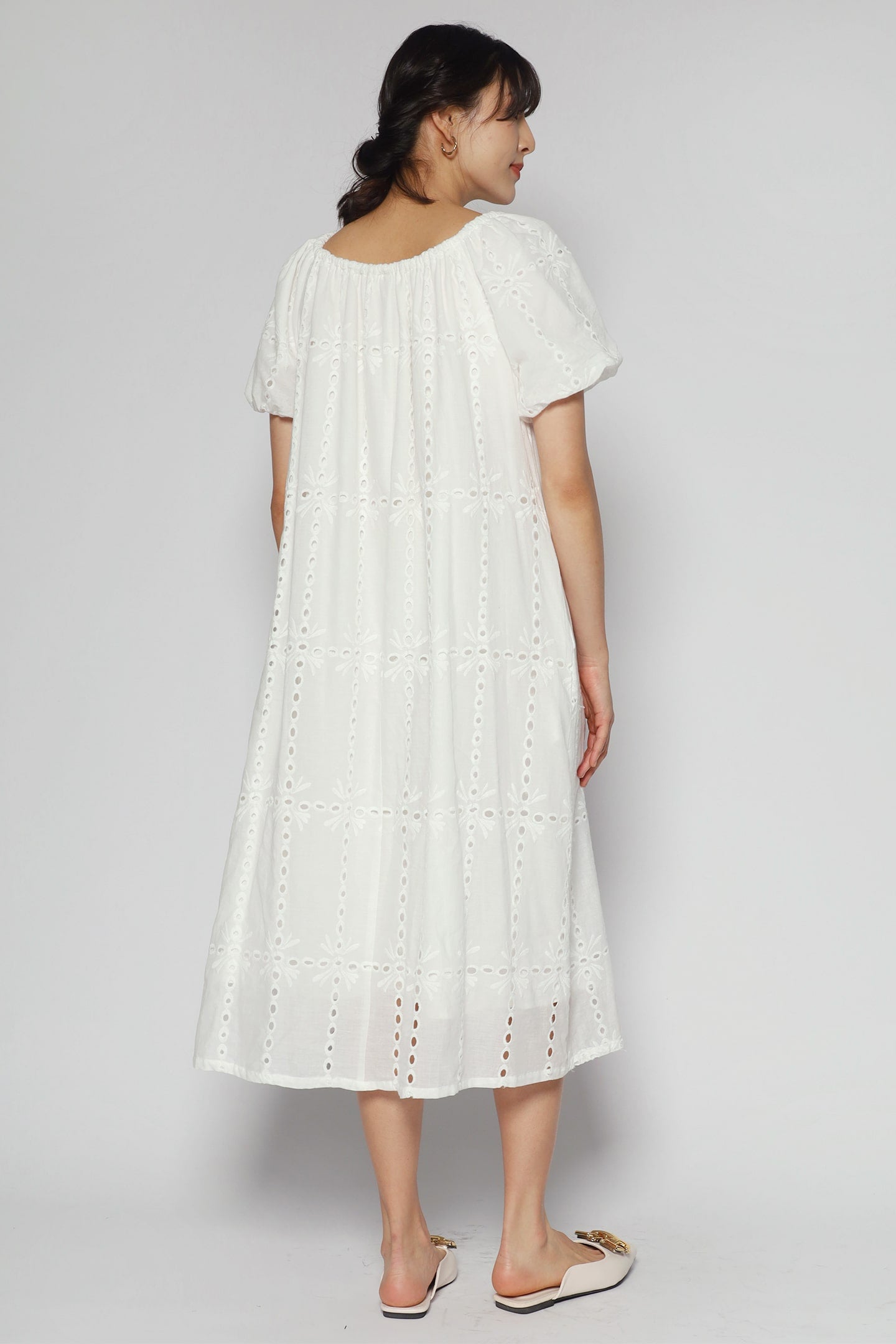 Anakin Dress in White Crochet