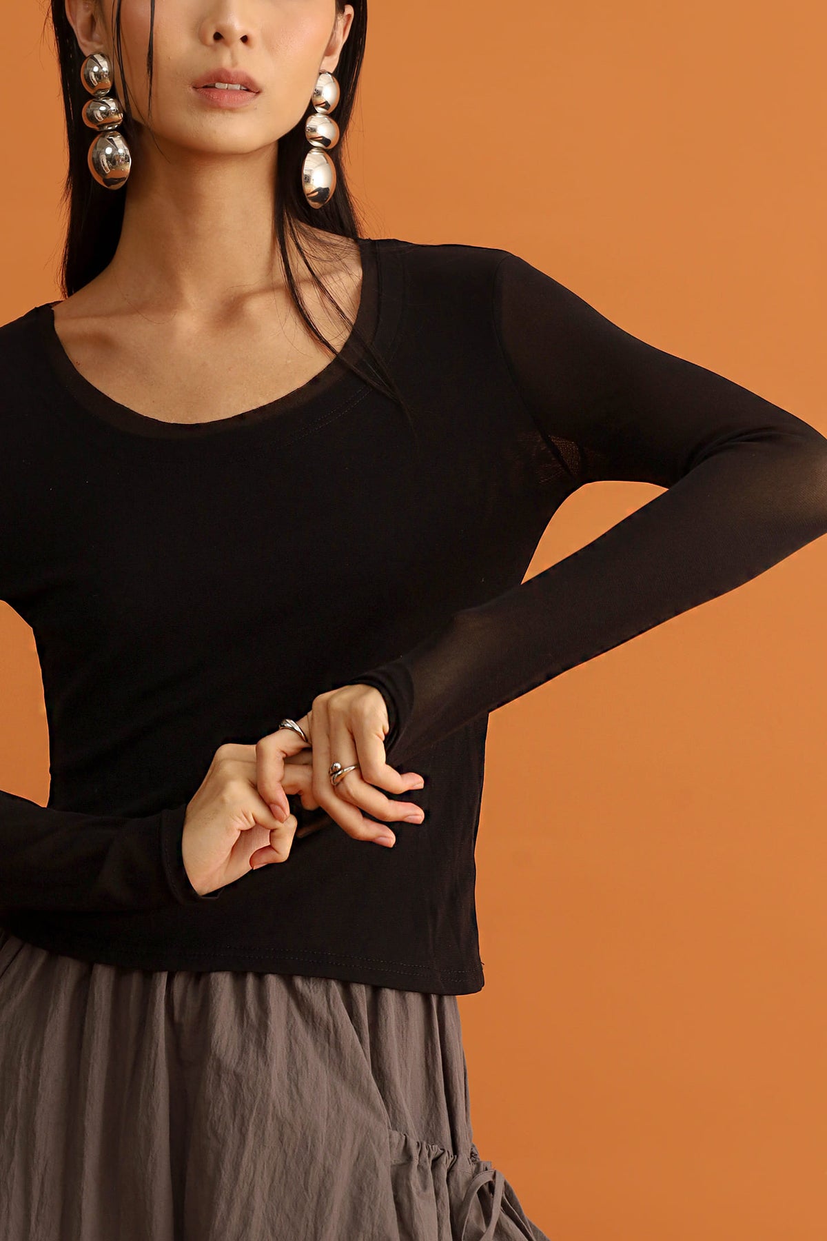 CHOSEN - Bare Necessity Mesh Top