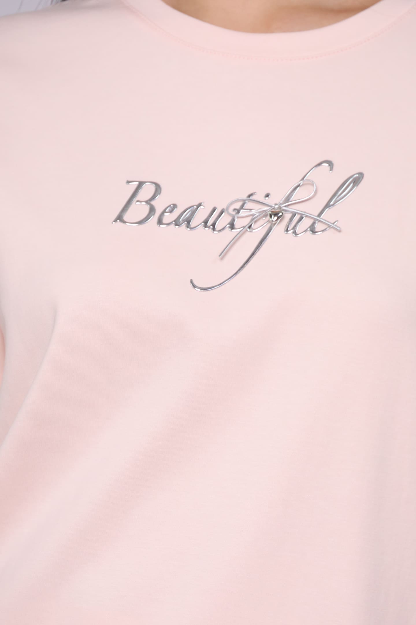 JOY - Beautiful Tee in Baby Pink