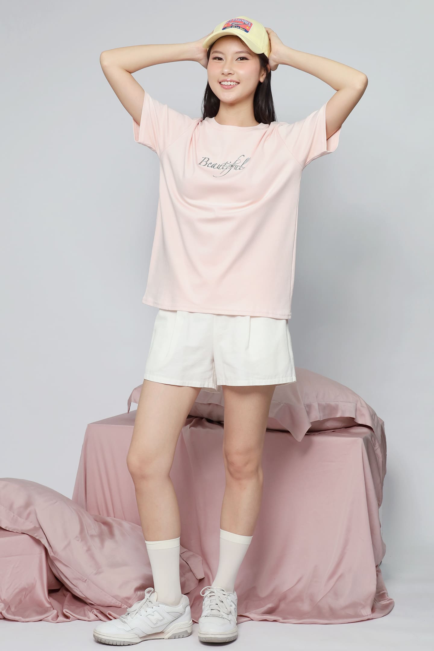 JOY - Beautiful Tee in Baby Pink
