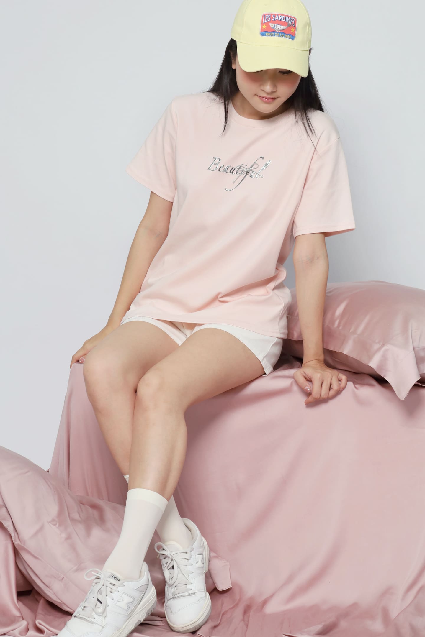 JOY - Beautiful Tee in Baby Pink