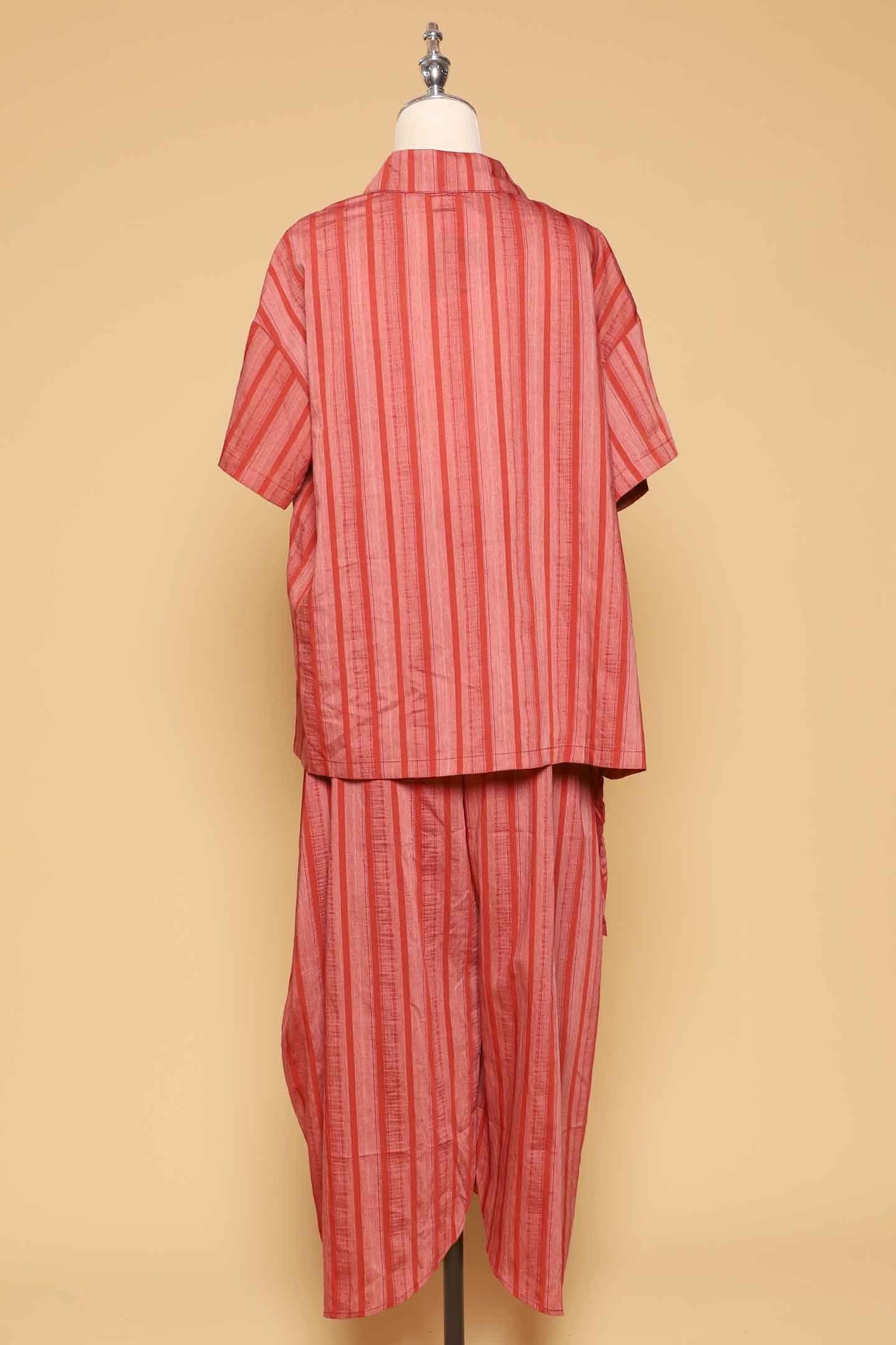 PO - Bee Openback Top in Orange Stripes