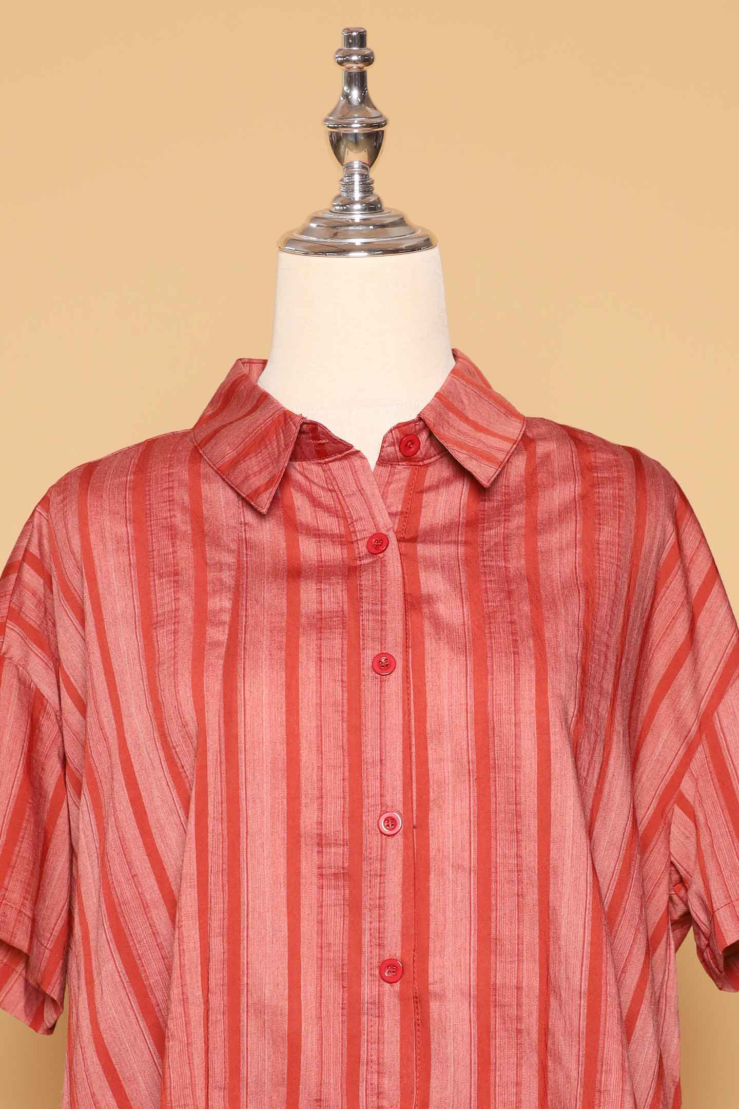 PO - Bee Openback Top in Orange Stripes