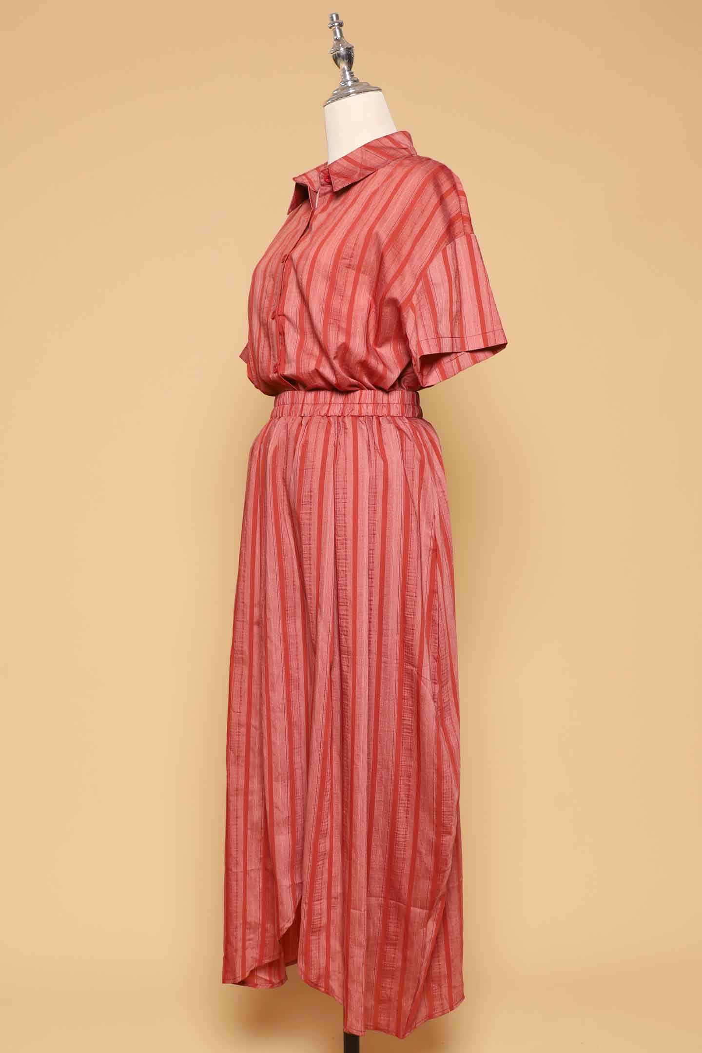 PO - Bee Openback Top in Orange Stripes