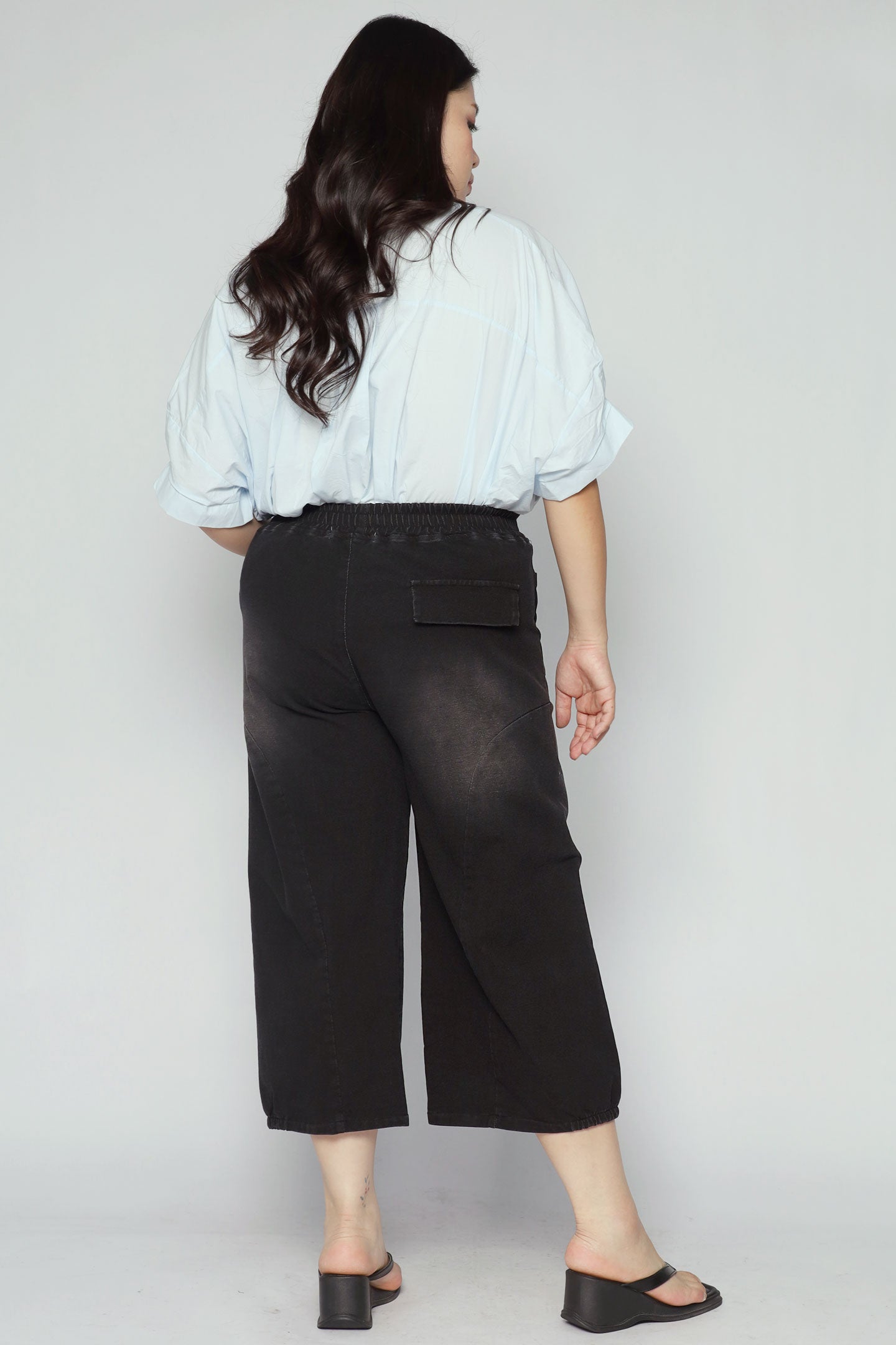 Bei Pants in Black Denim