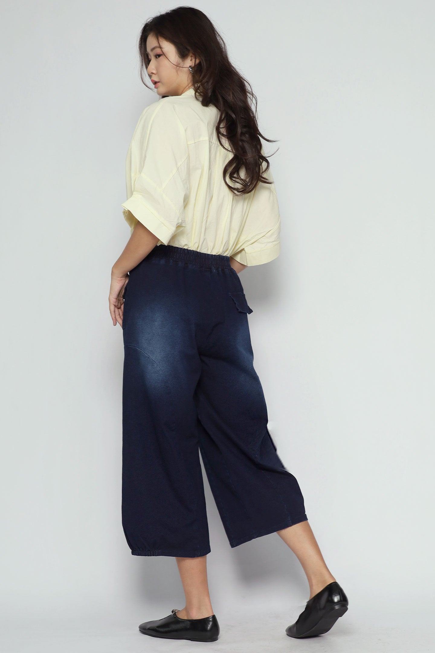 Backorders Bei Pants in Blue Denim