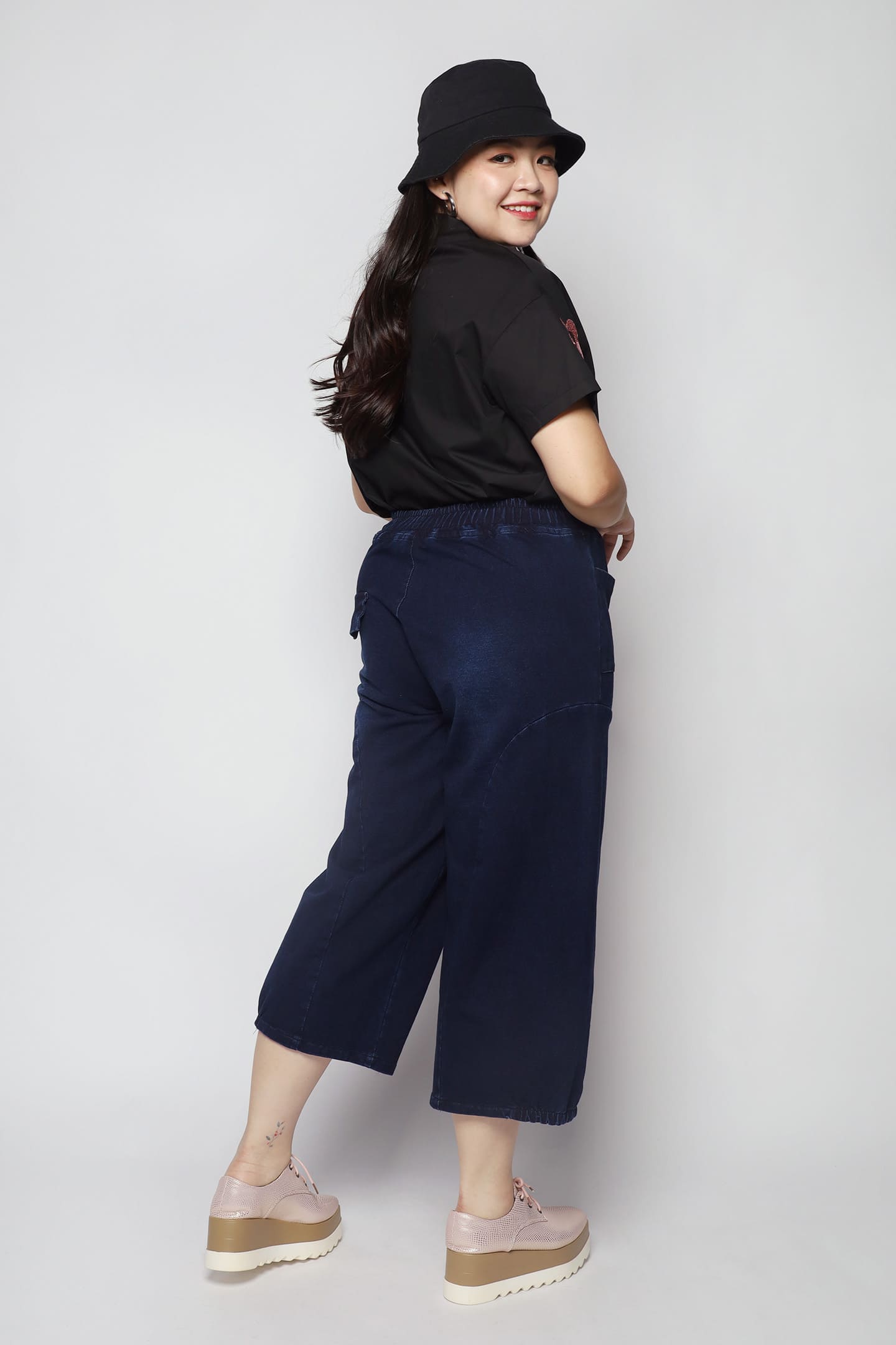 Bei Culottes in Blue Denim