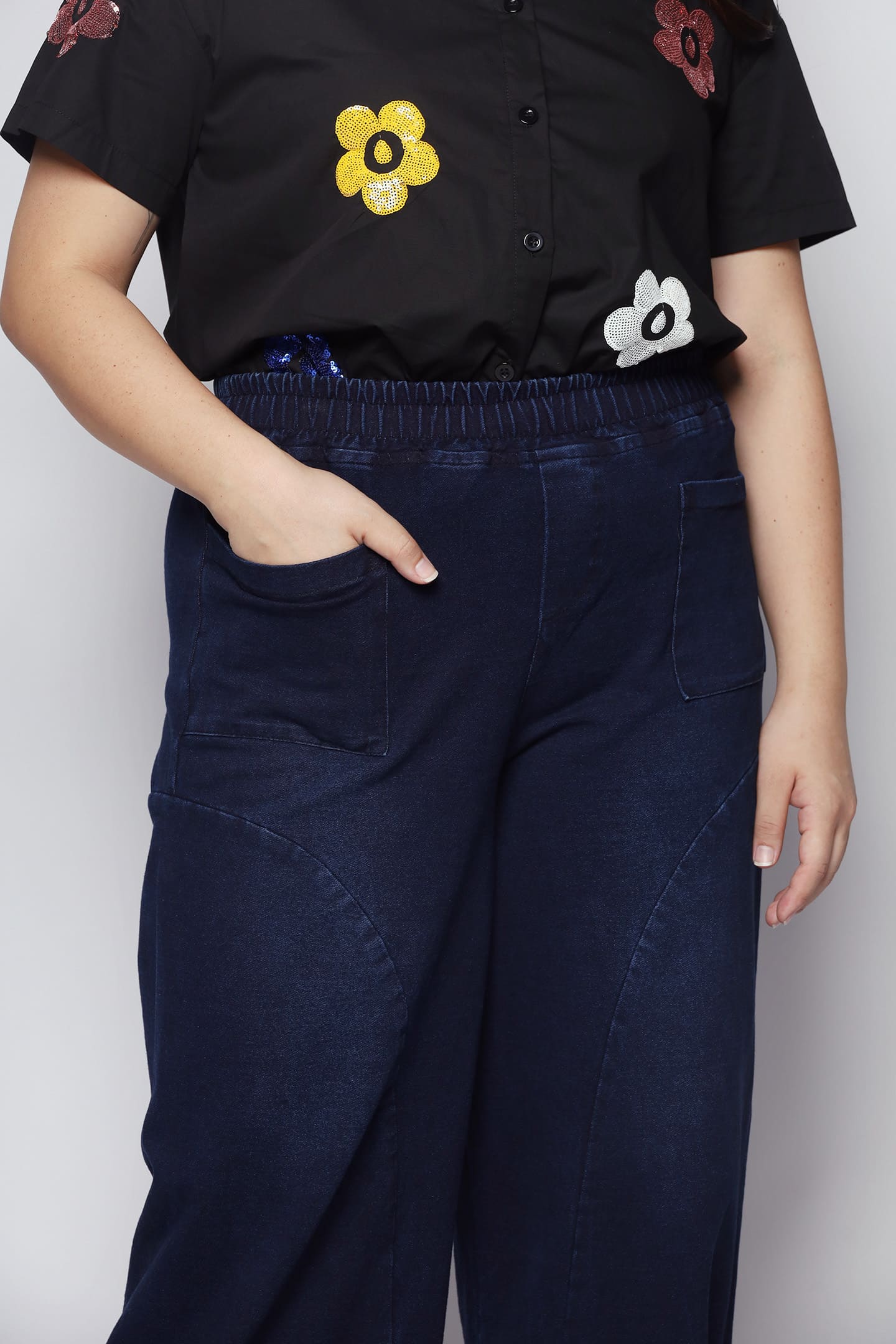 Bei Culottes in Blue Denim