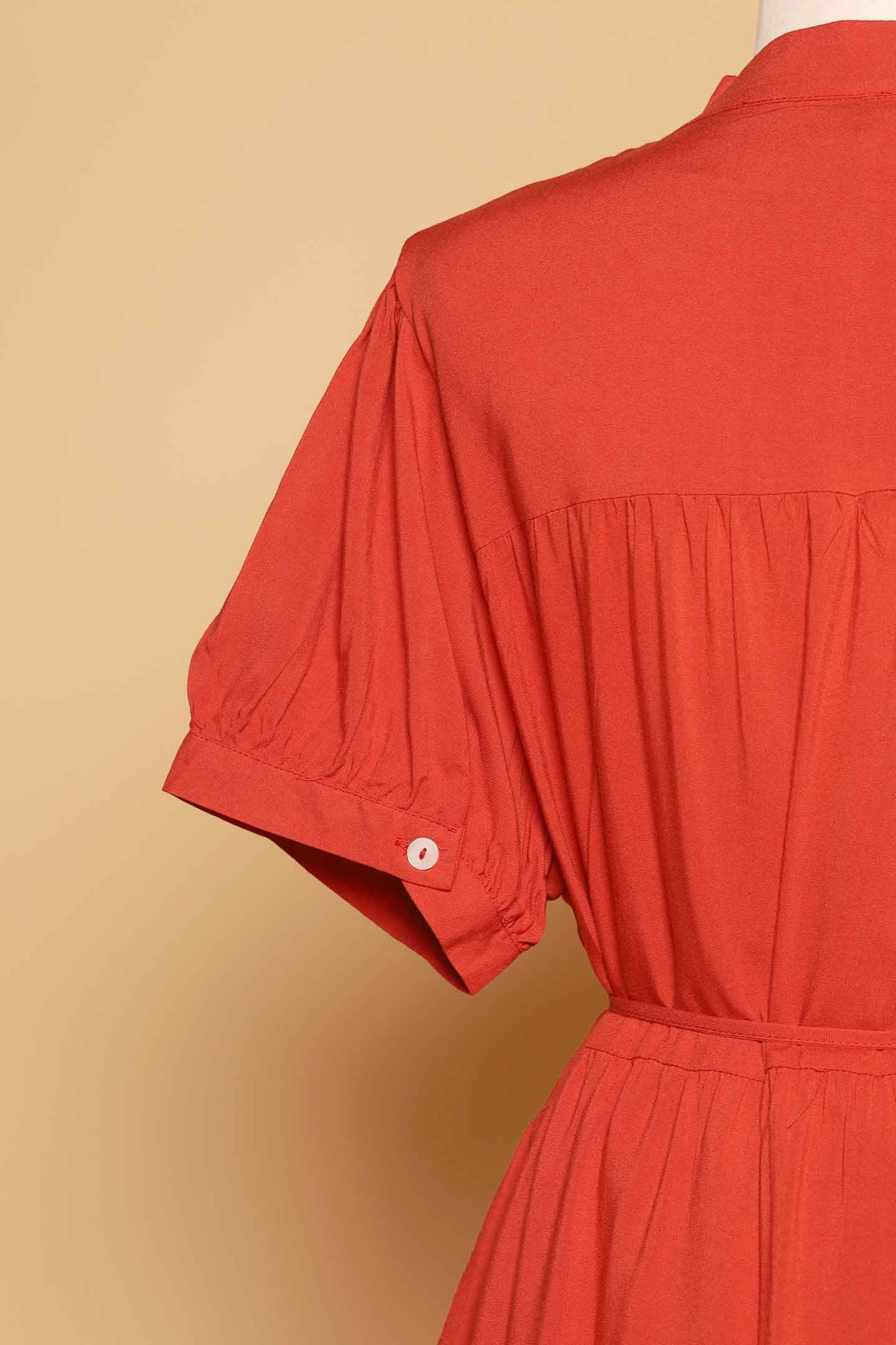 PO - Bibi Dress in Burnt Orange