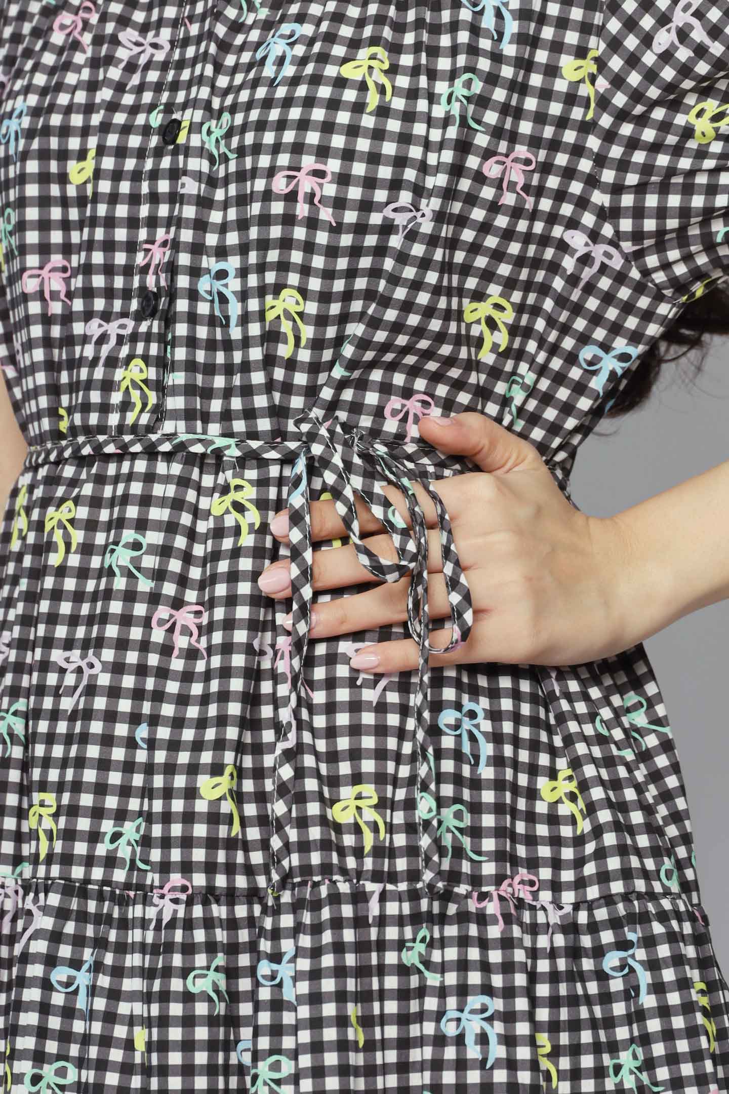 Bibi Dress in Candy Gingham