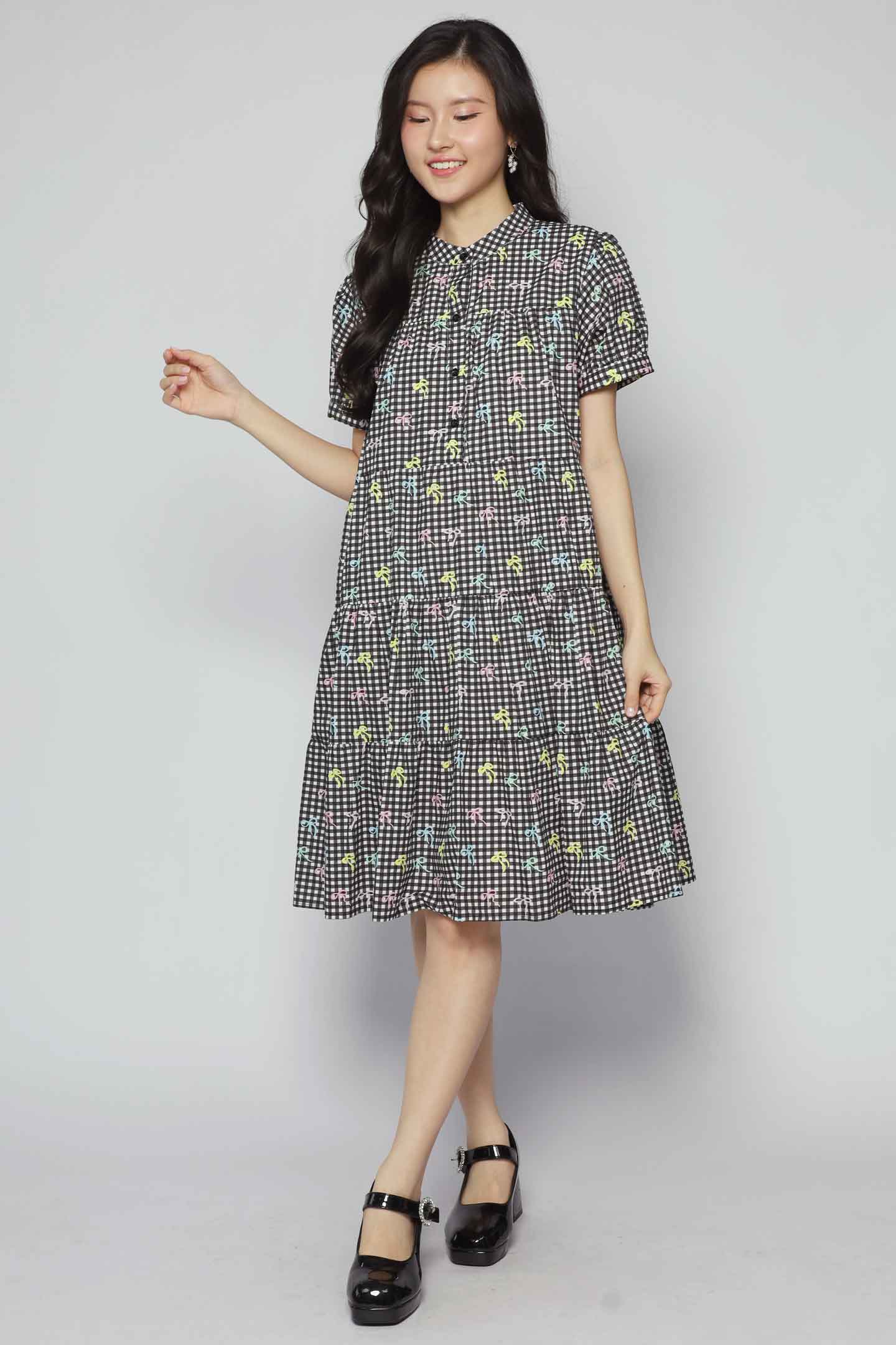 Bibi Dress in Candy Gingham