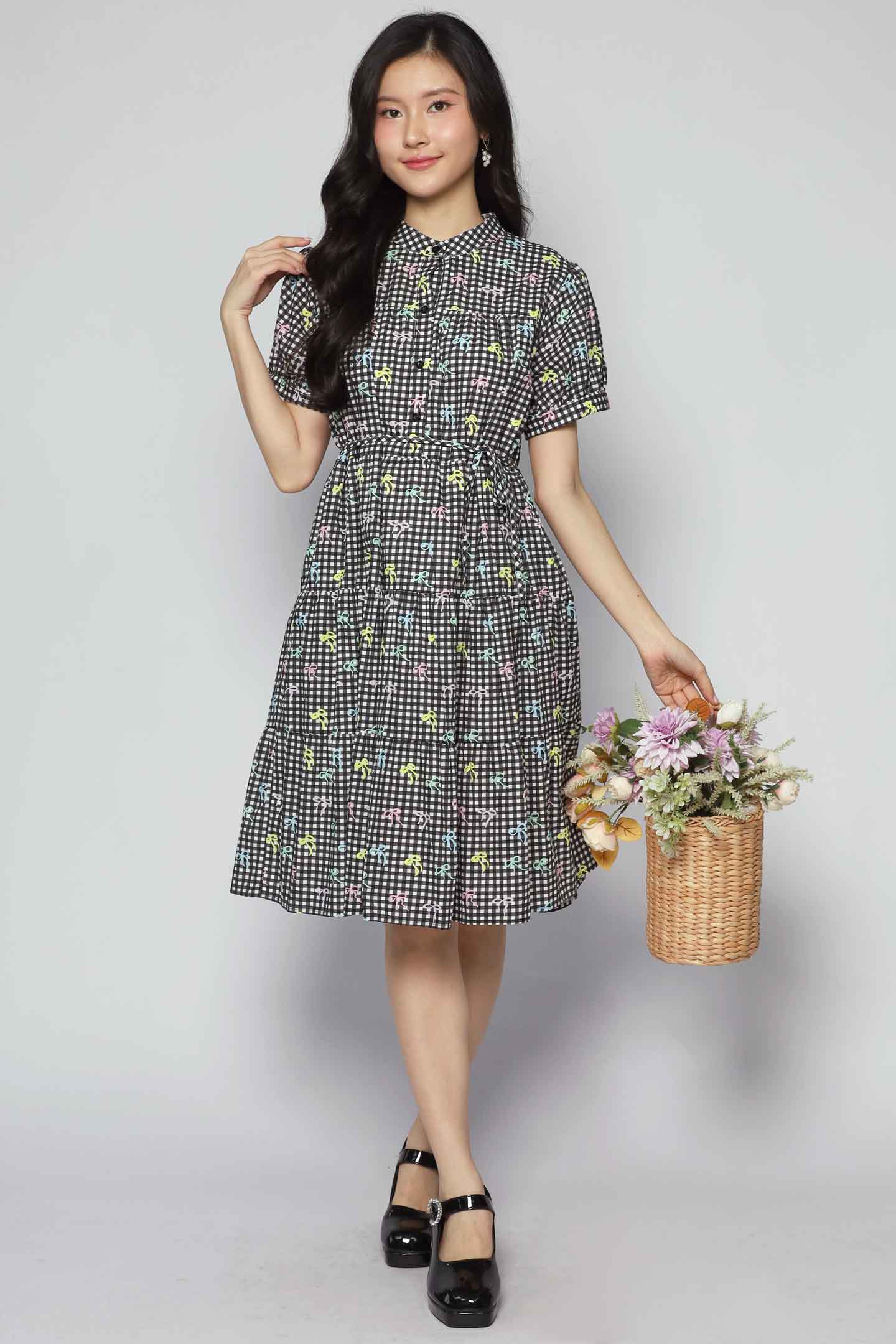 Bibi Dress in Candy Gingham