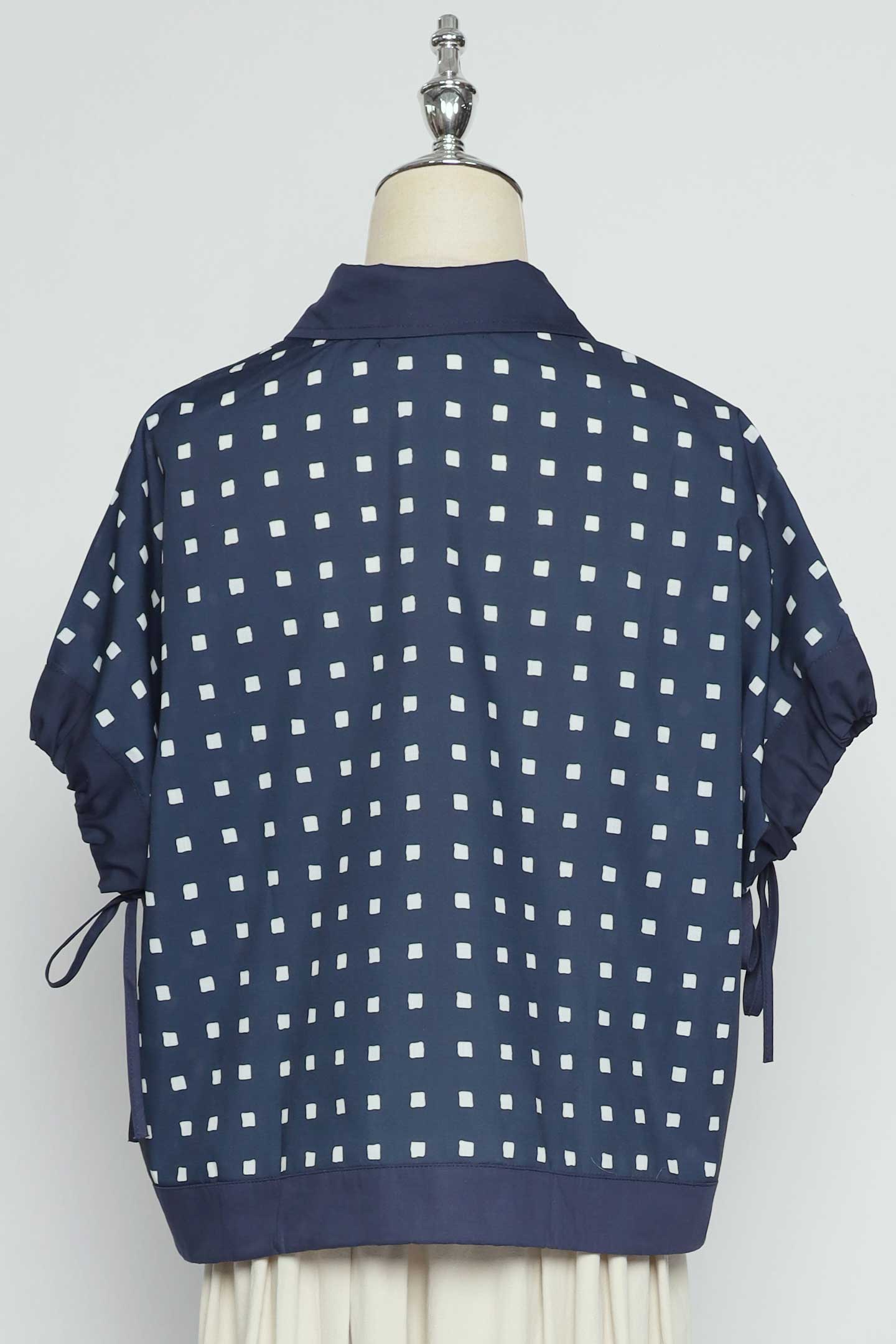 PO - Biscoff Squares Top in Blue