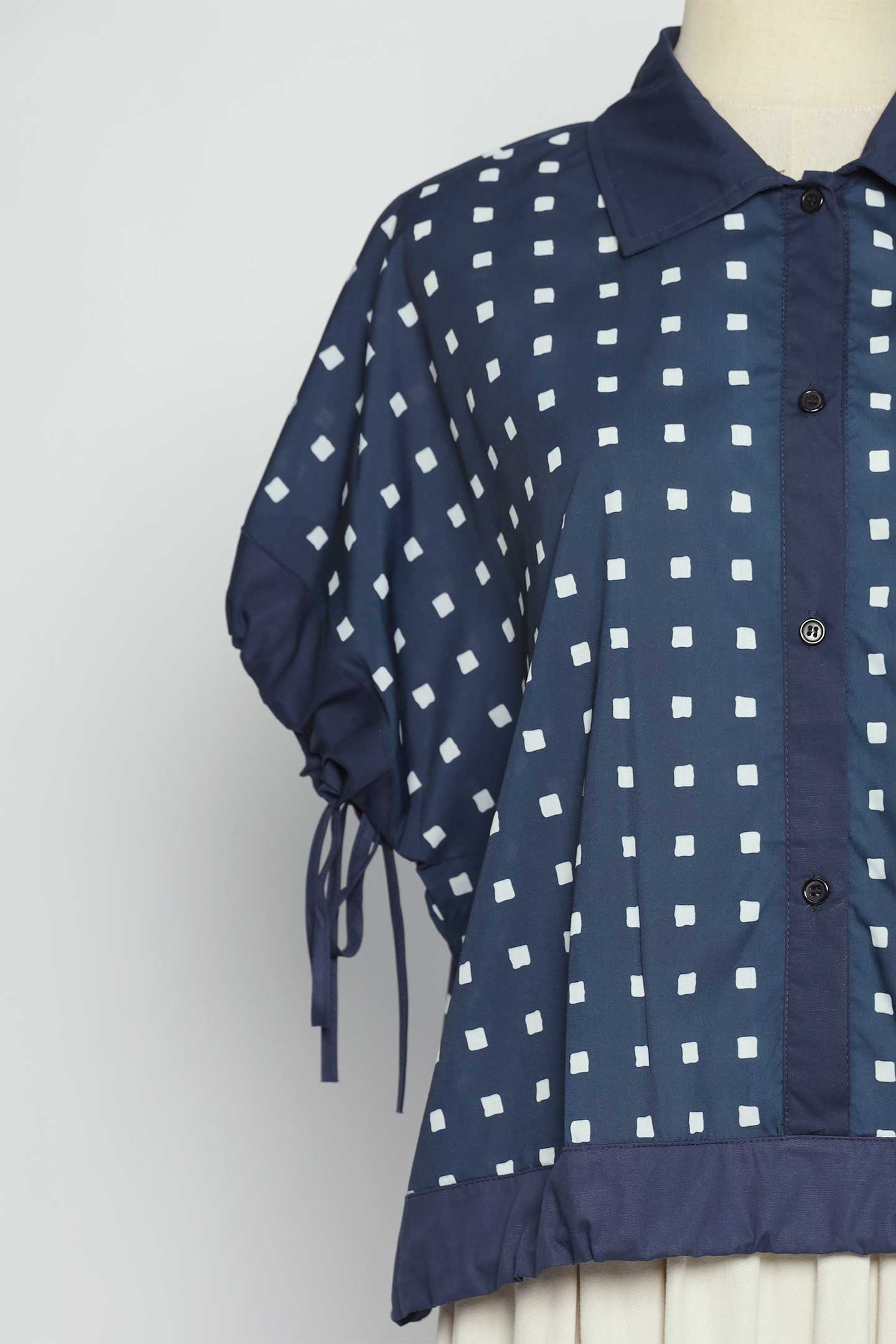PO - Biscoff Squares Top in Blue
