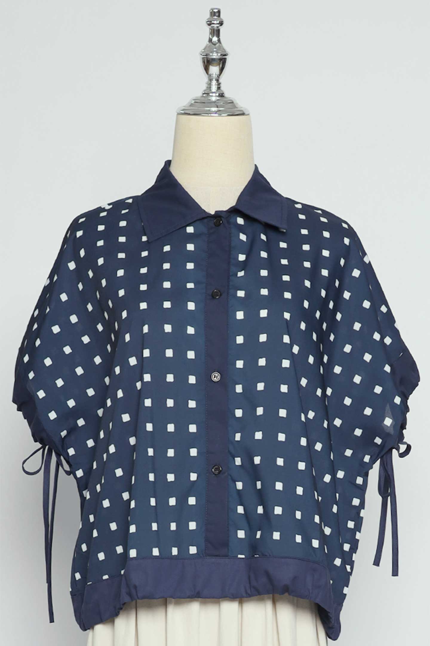 PO - Biscoff Squares Top in Blue