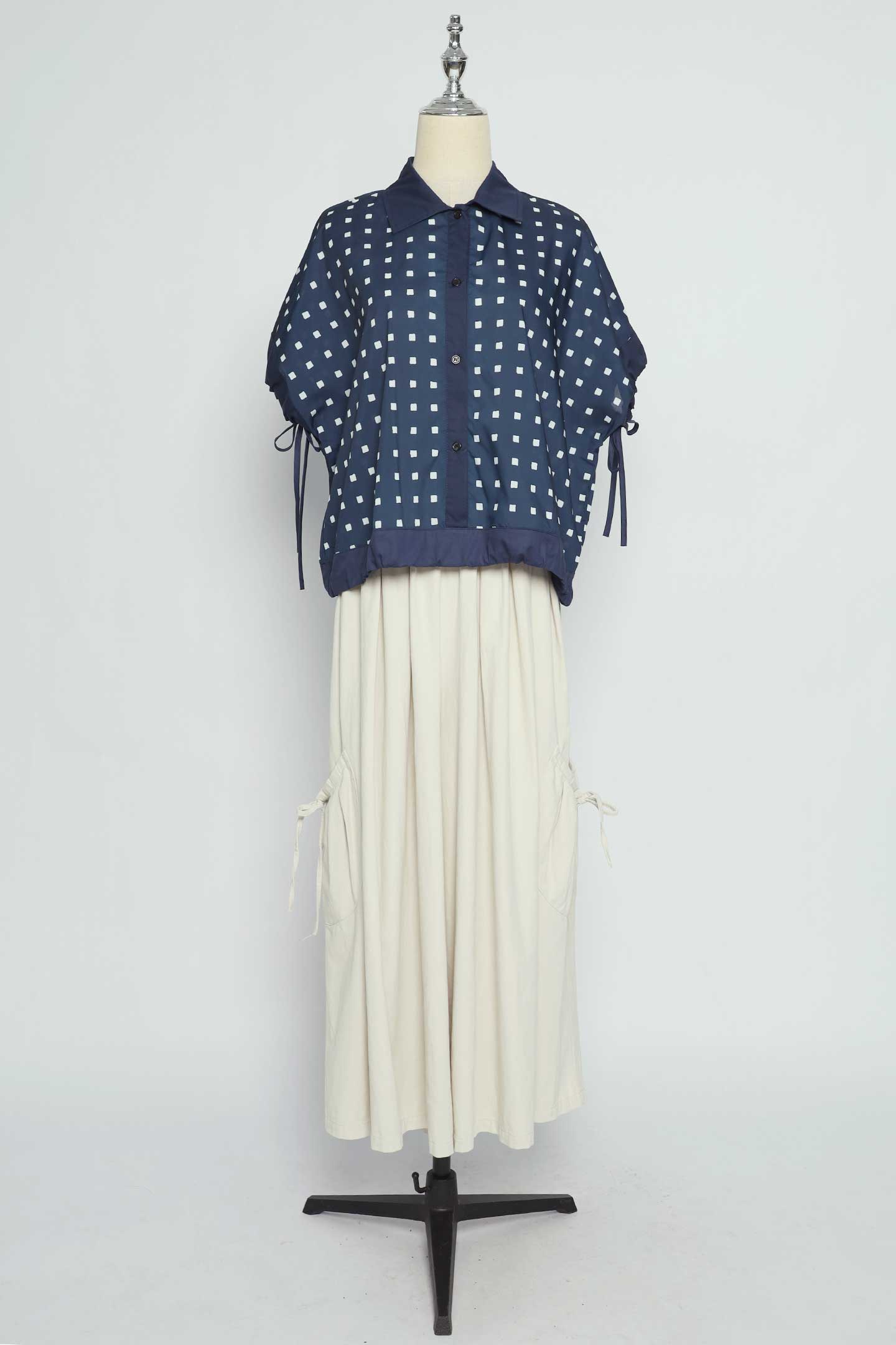 PO - Biscoff Squares Top in Blue