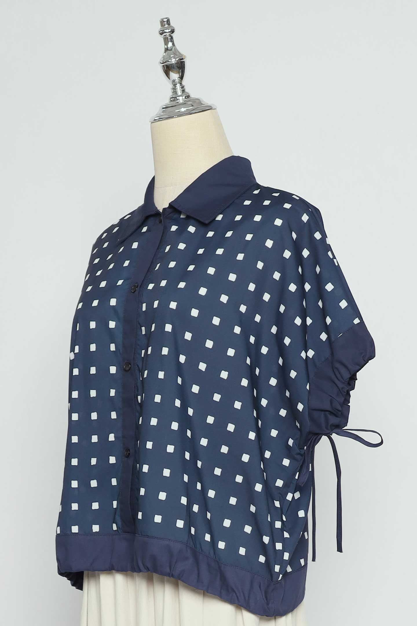 PO - Biscoff Squares Top in Blue