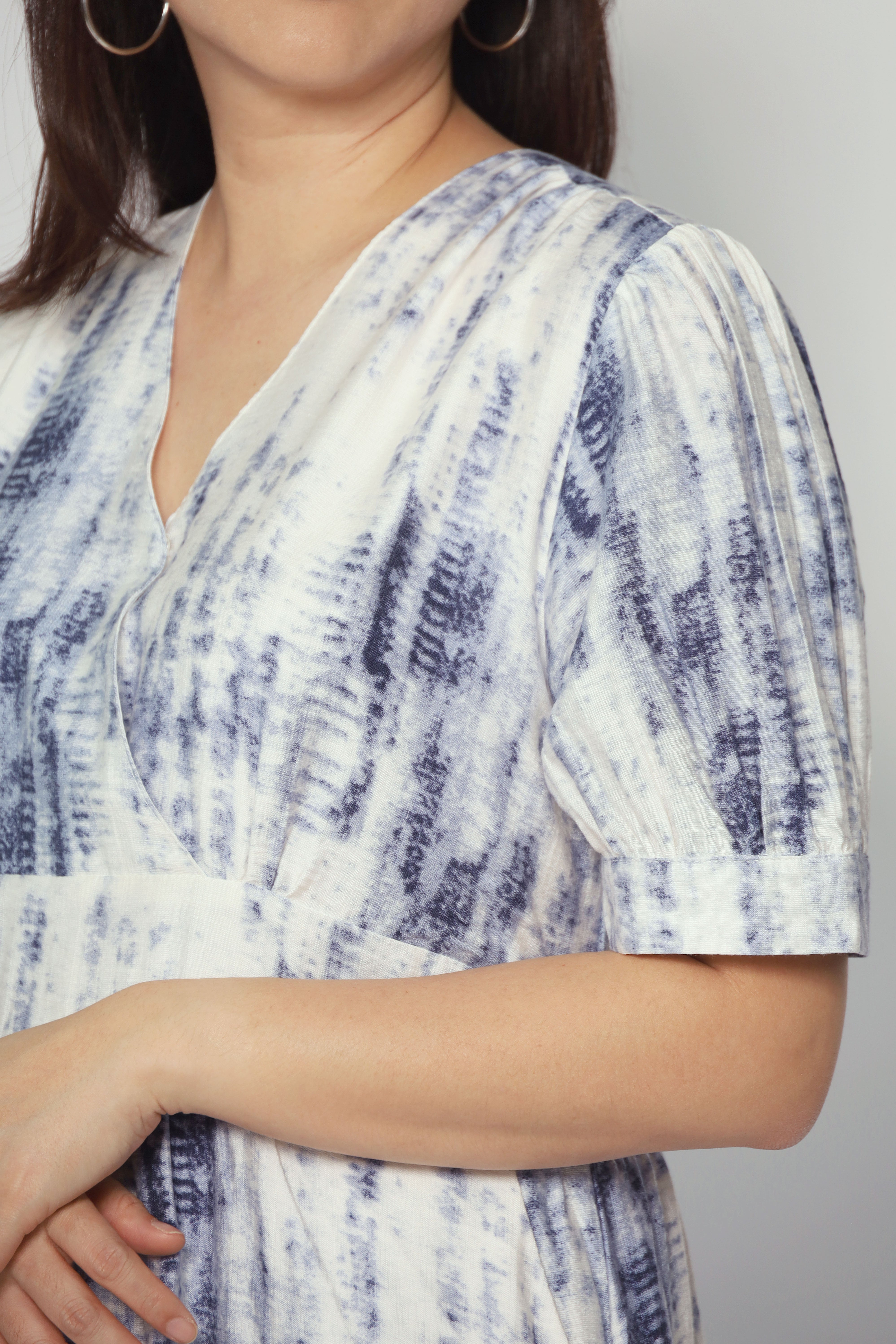 Bonbon Dress in Dye Bloom