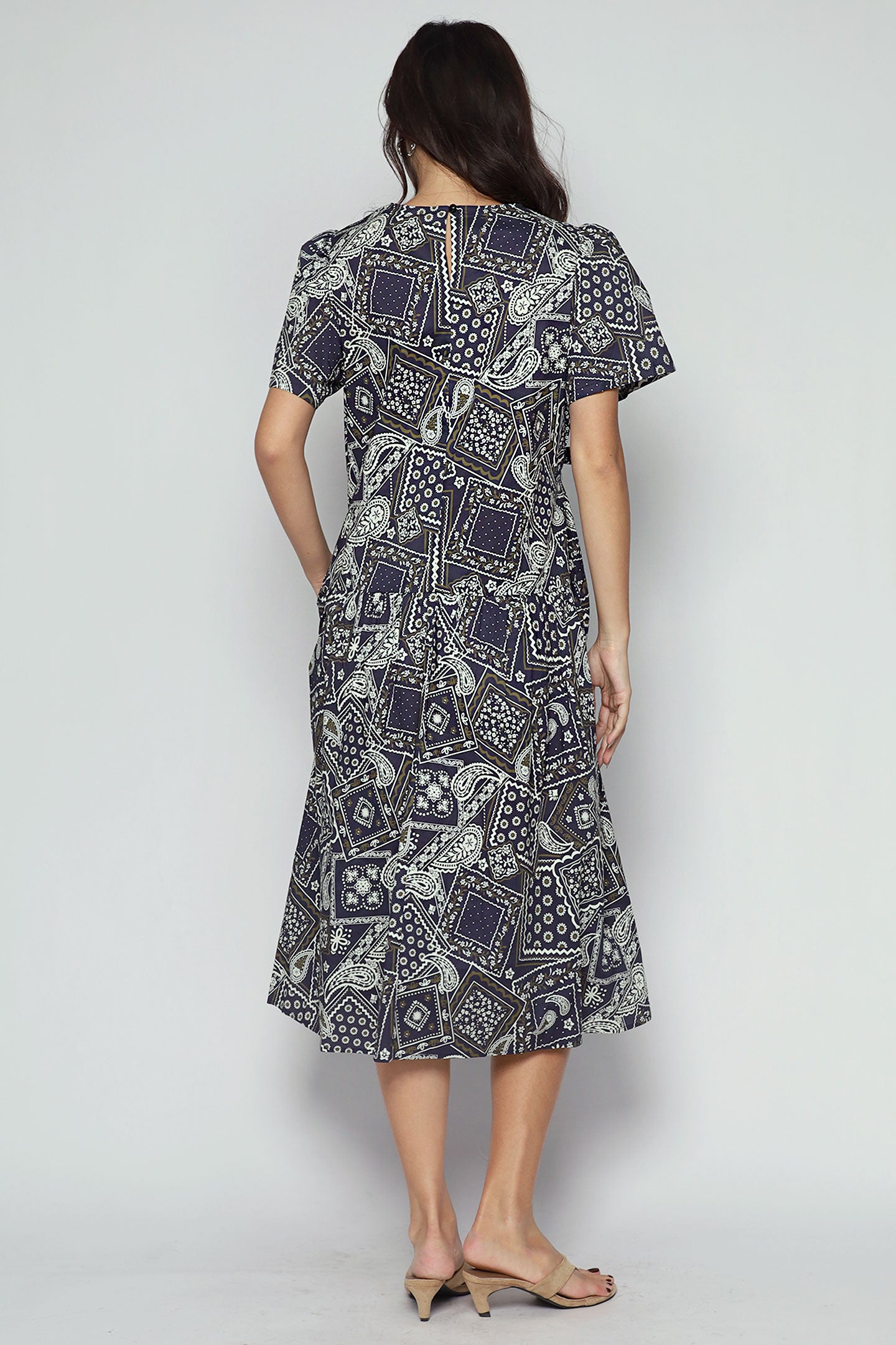 Bonnie Dress in Bandana Patchwork