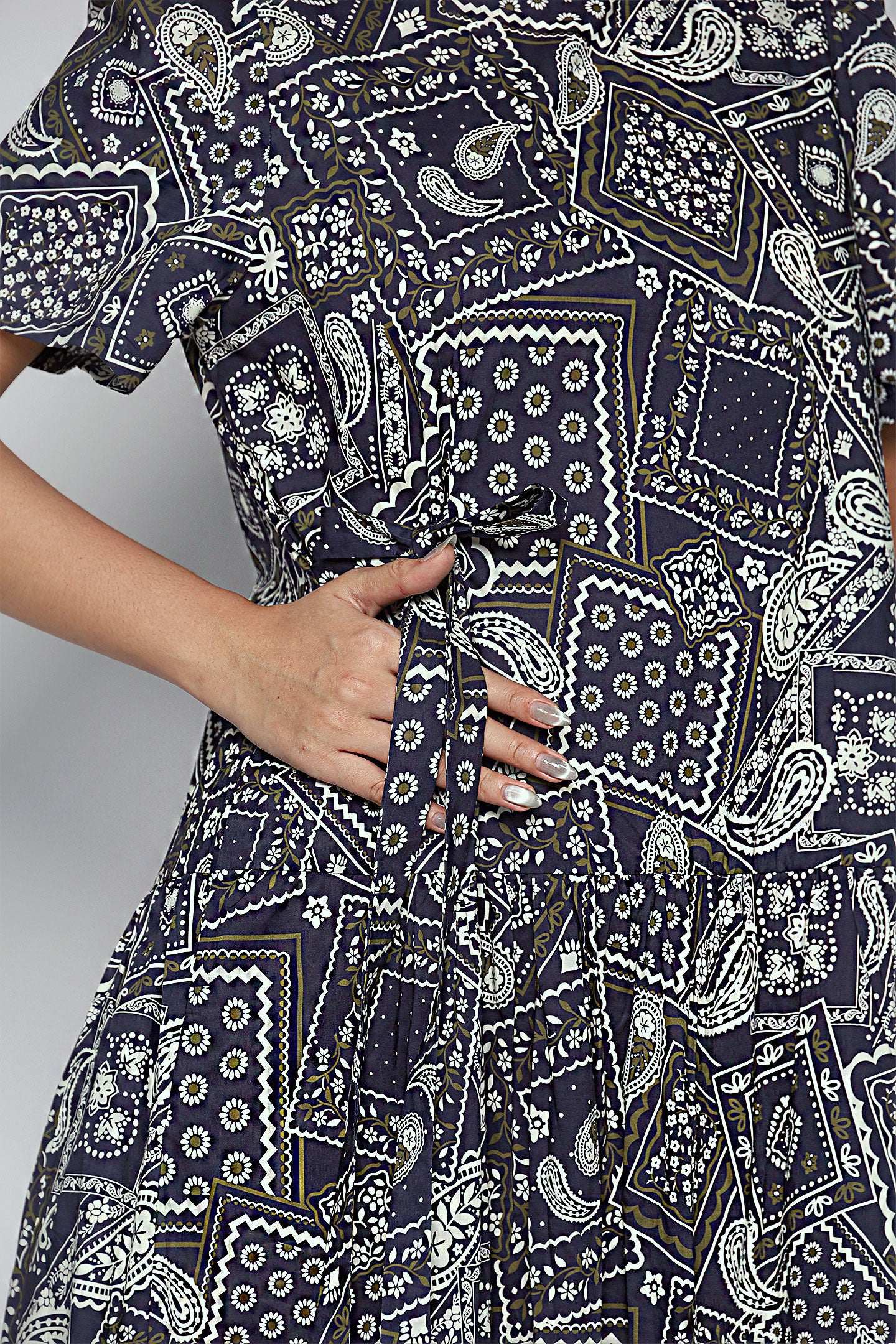 Bonnie Dress in Bandana Patchwork