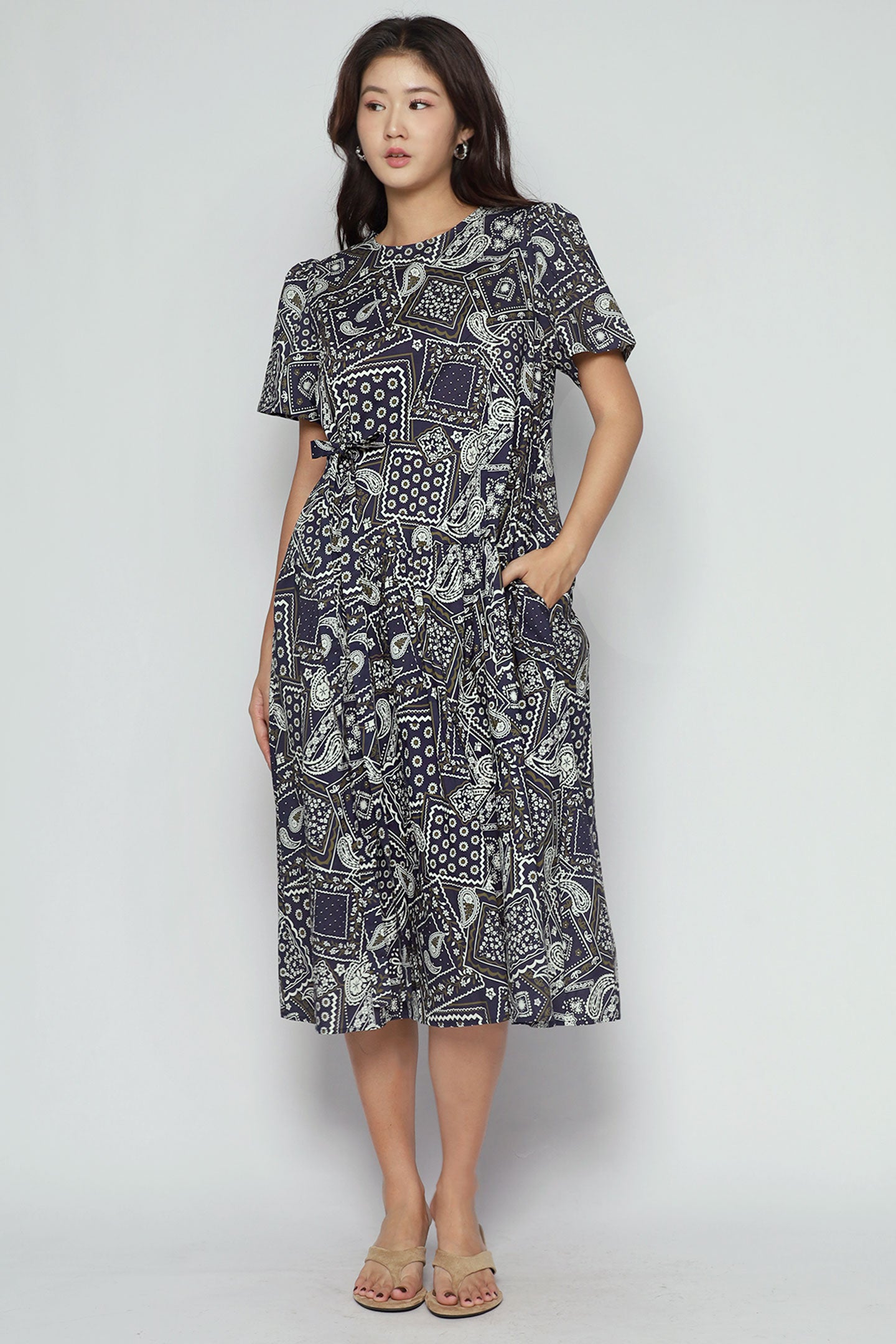 Bonnie Dress in Bandana Patchwork