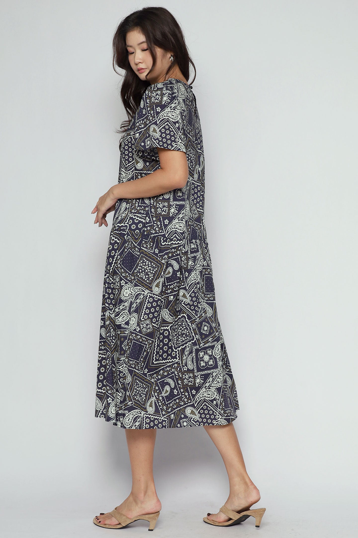 Bonnie Dress in Bandana Patchwork